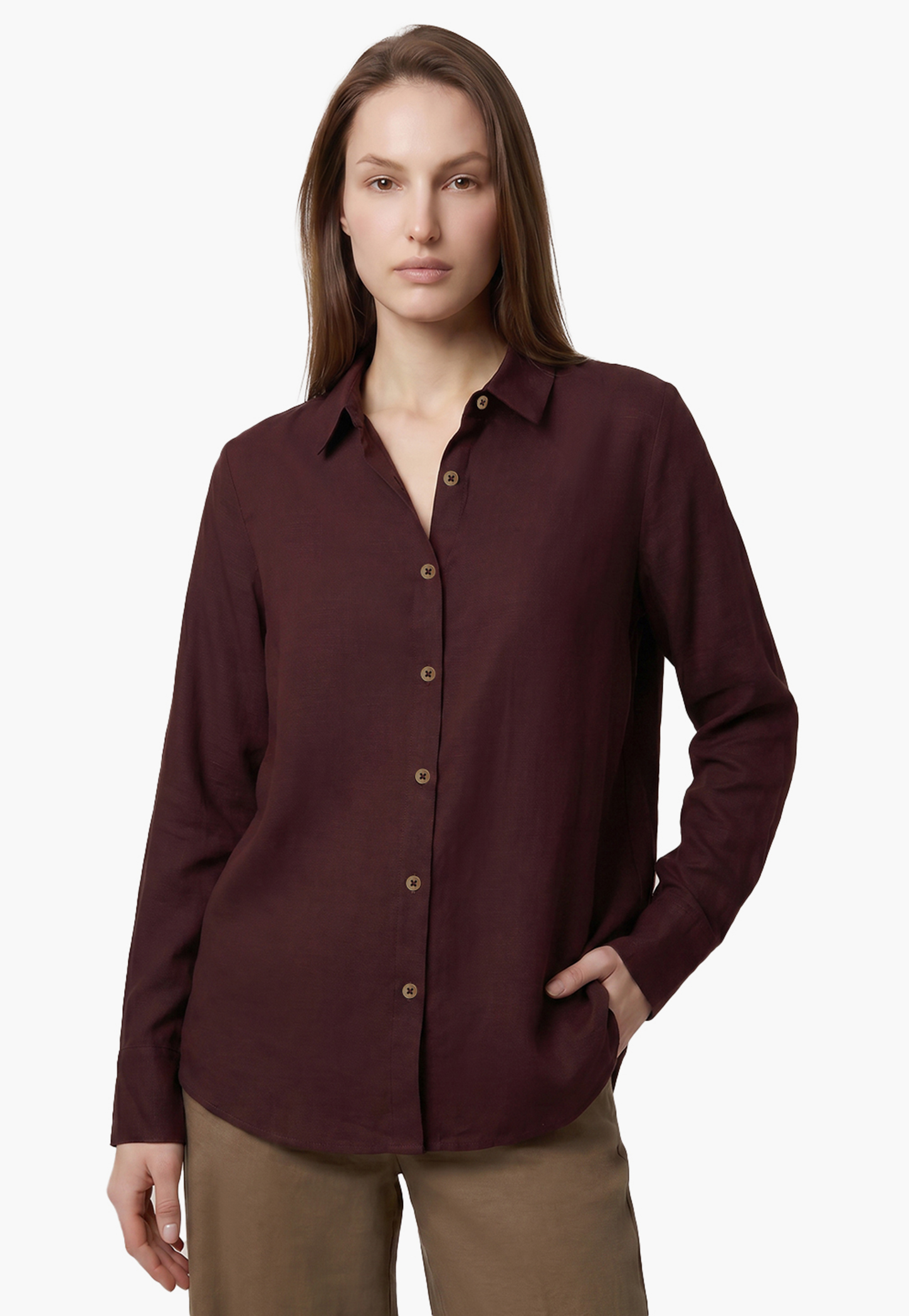 VERO MODA Solid Regular Fit Shirt-picture-16