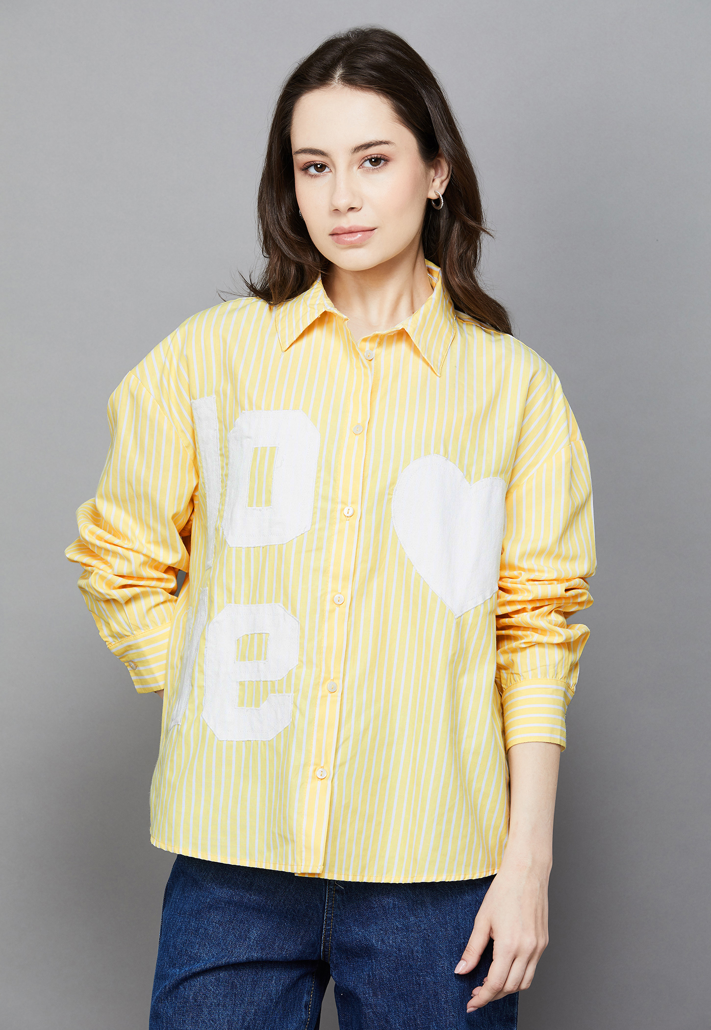 ONLY Striped Regular Shirt-picture-31