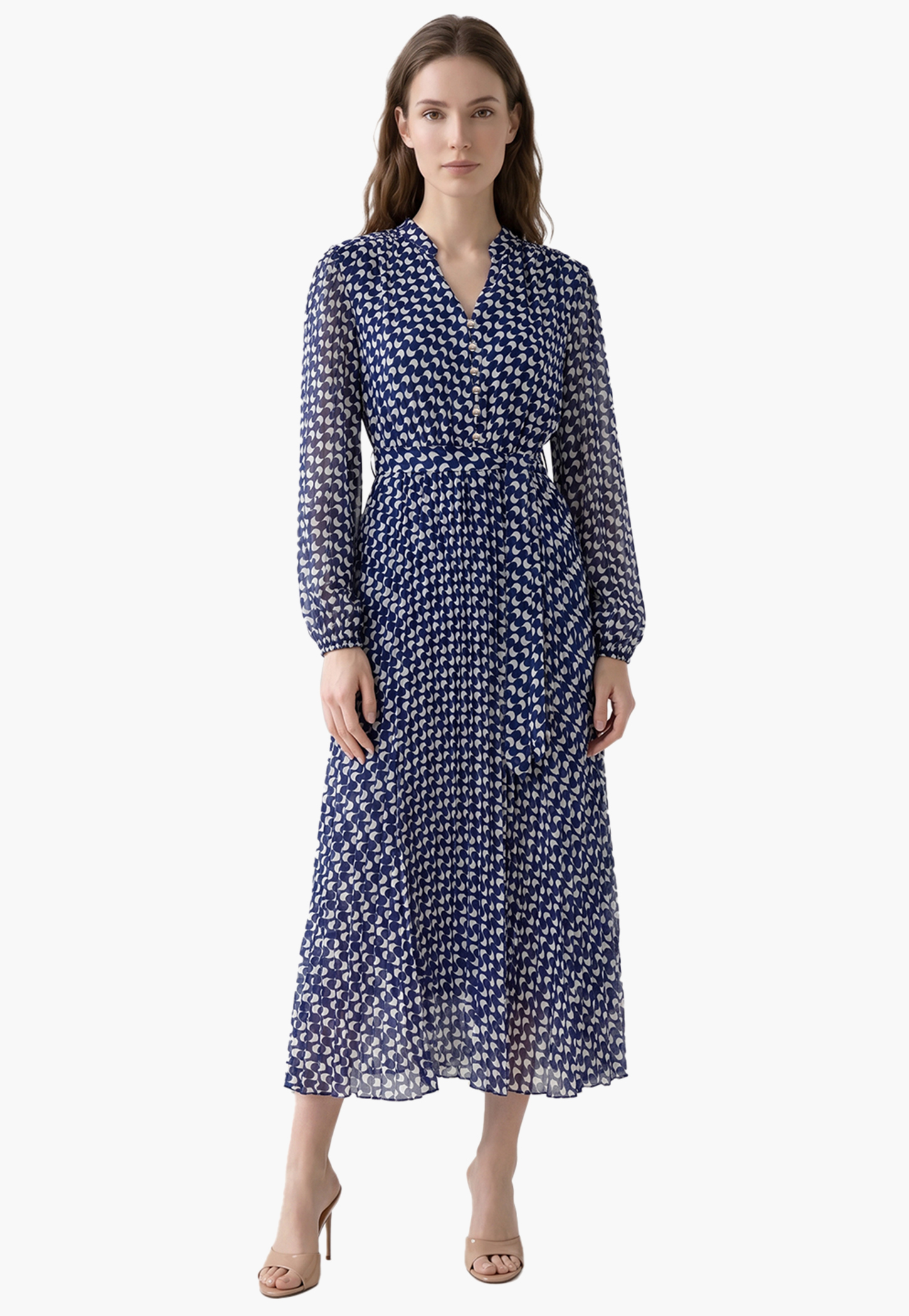 VERO MODA Printed A-Line Midi Dress-picture-28