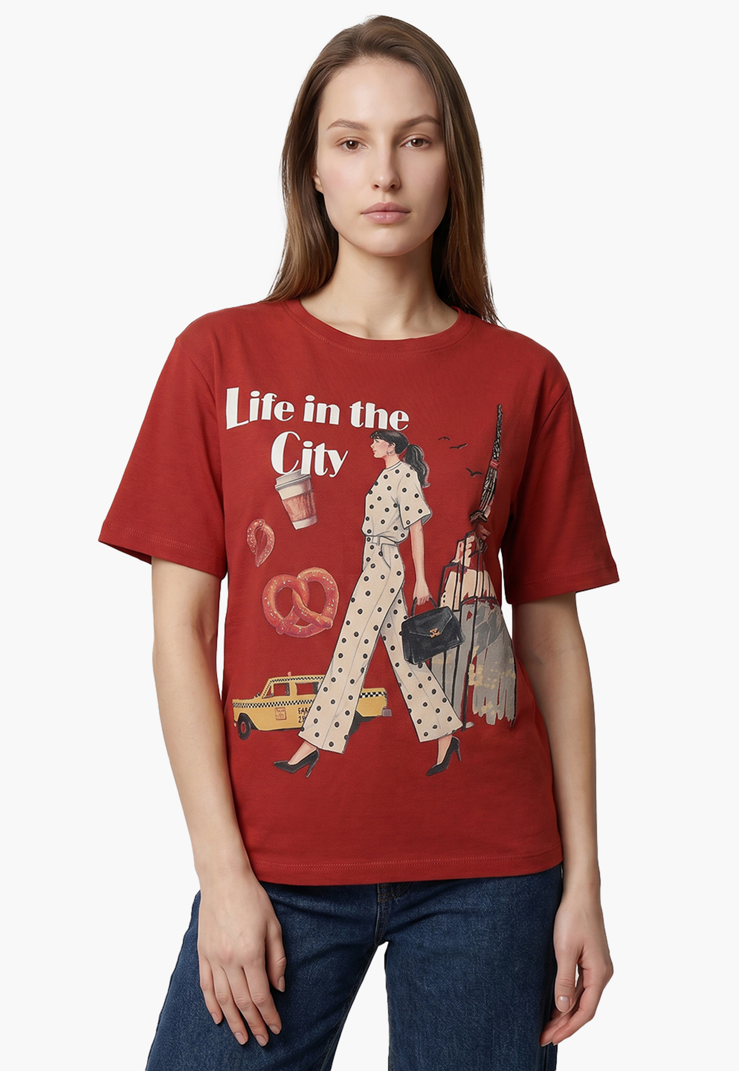 VERO MODA Graphic Print T-shirt-image-30