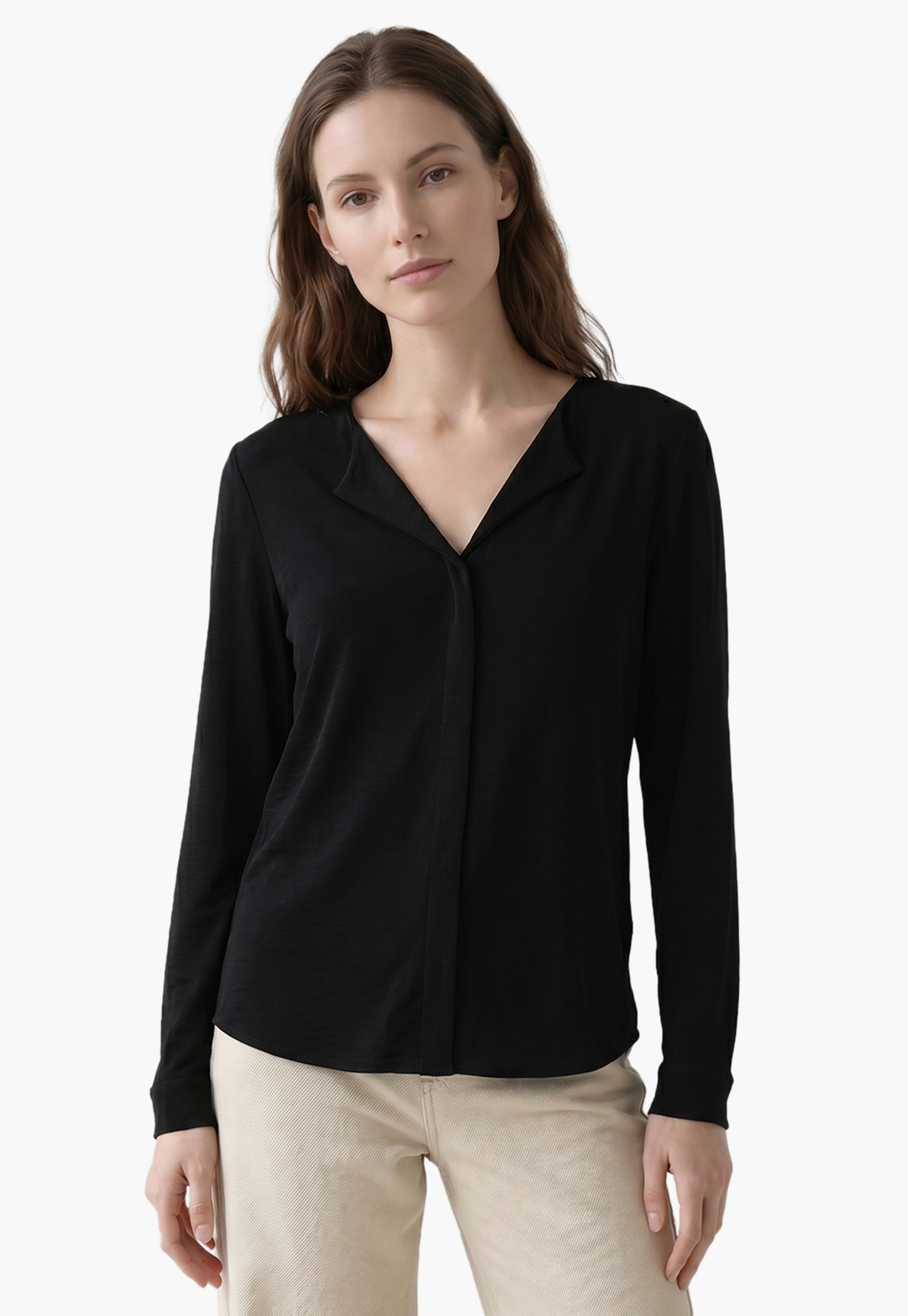 VERO MODA Solid Button Top-picture-29