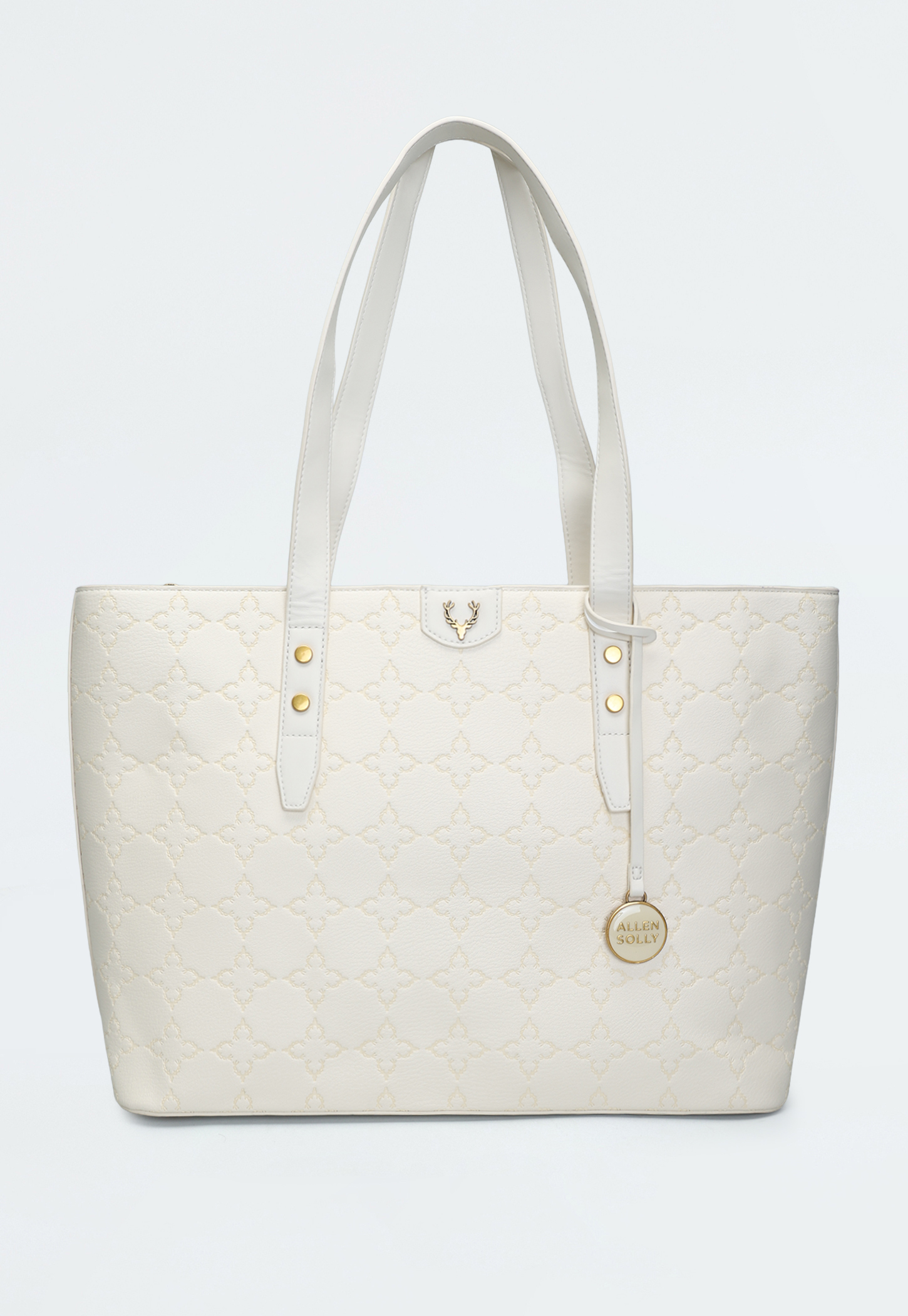 ALLEN SOLLY Embossed Laptop Bag