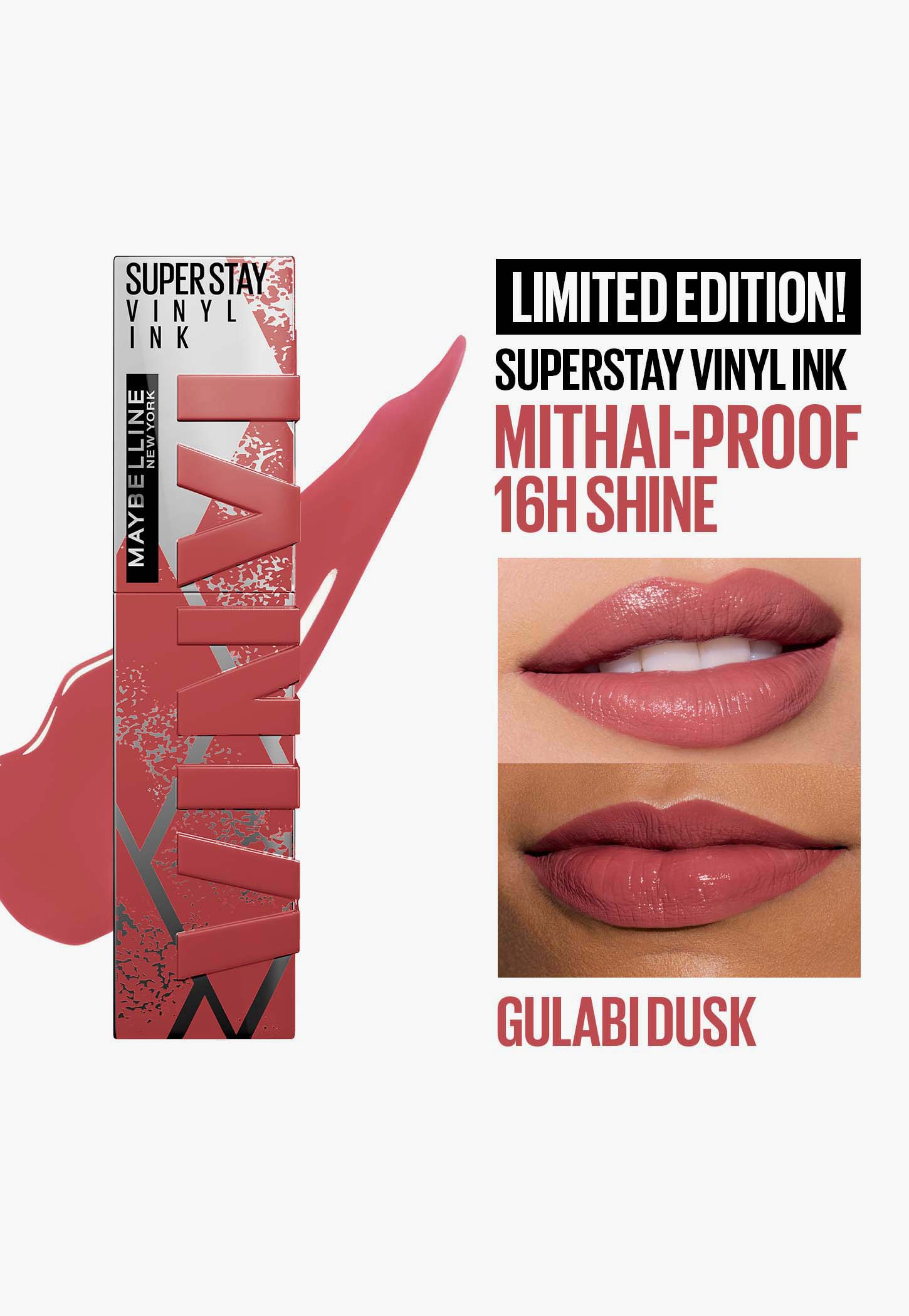 MAYBELLINE Superstay Vinyl Ink - Gulabi Dusk - 4.2g-image-41