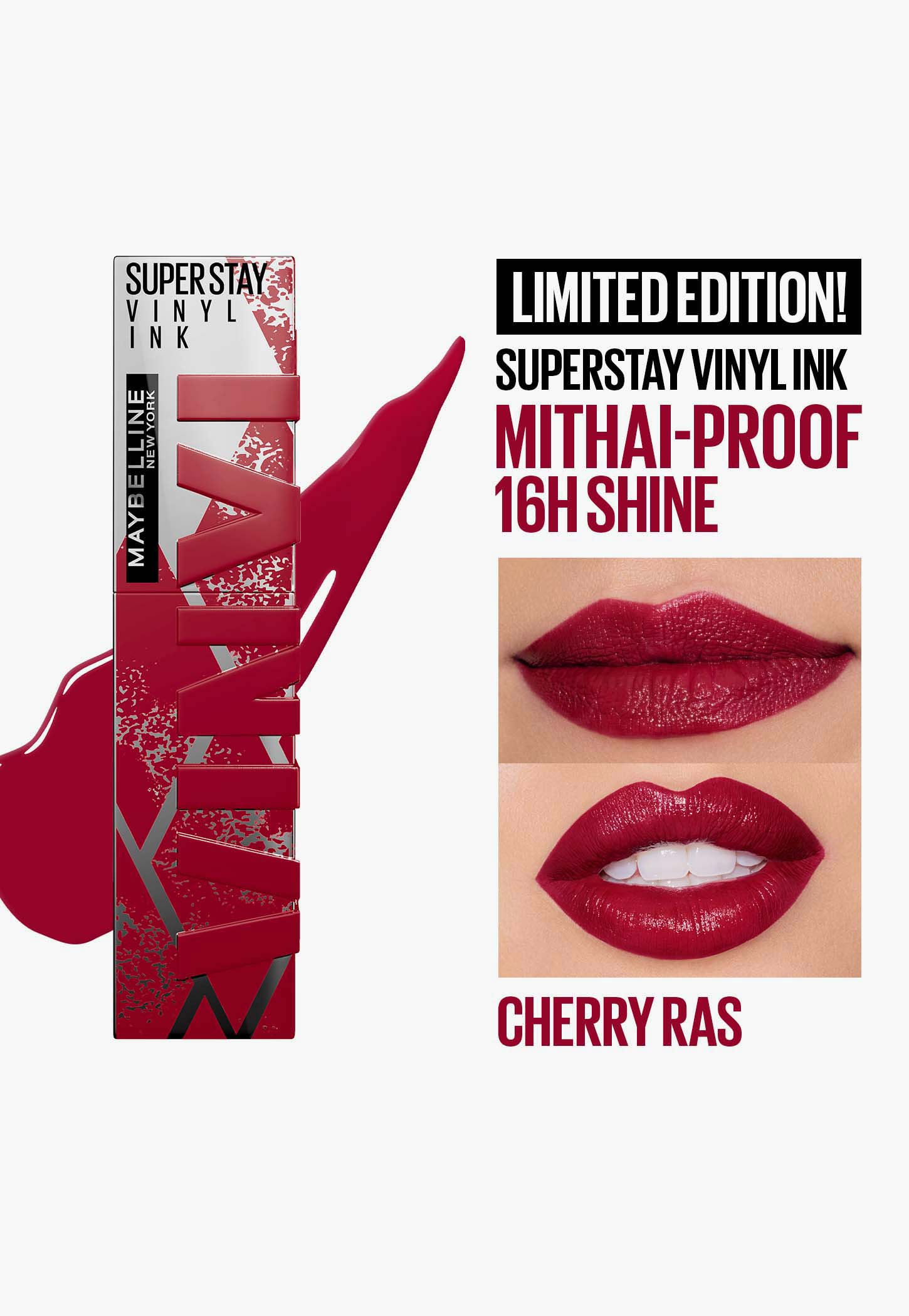 MAYBELLINE Superstay Vinyl Ink - Cherry Ras - 4.2g-image-36