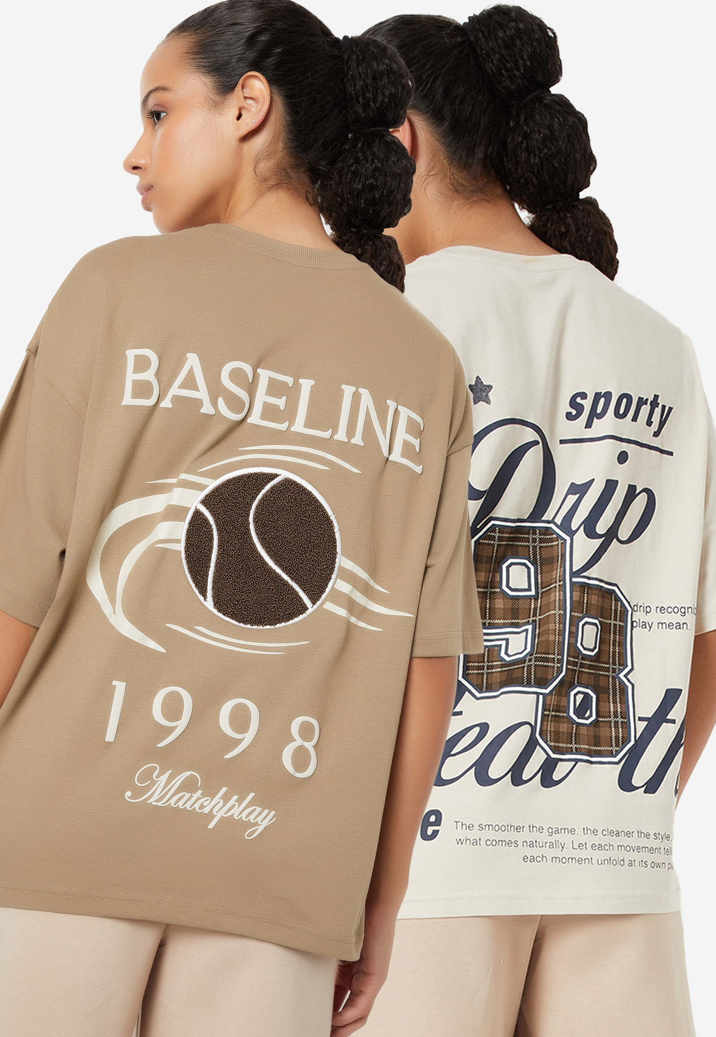 Women Back Print T-shirt - Pack of 2-picture-25