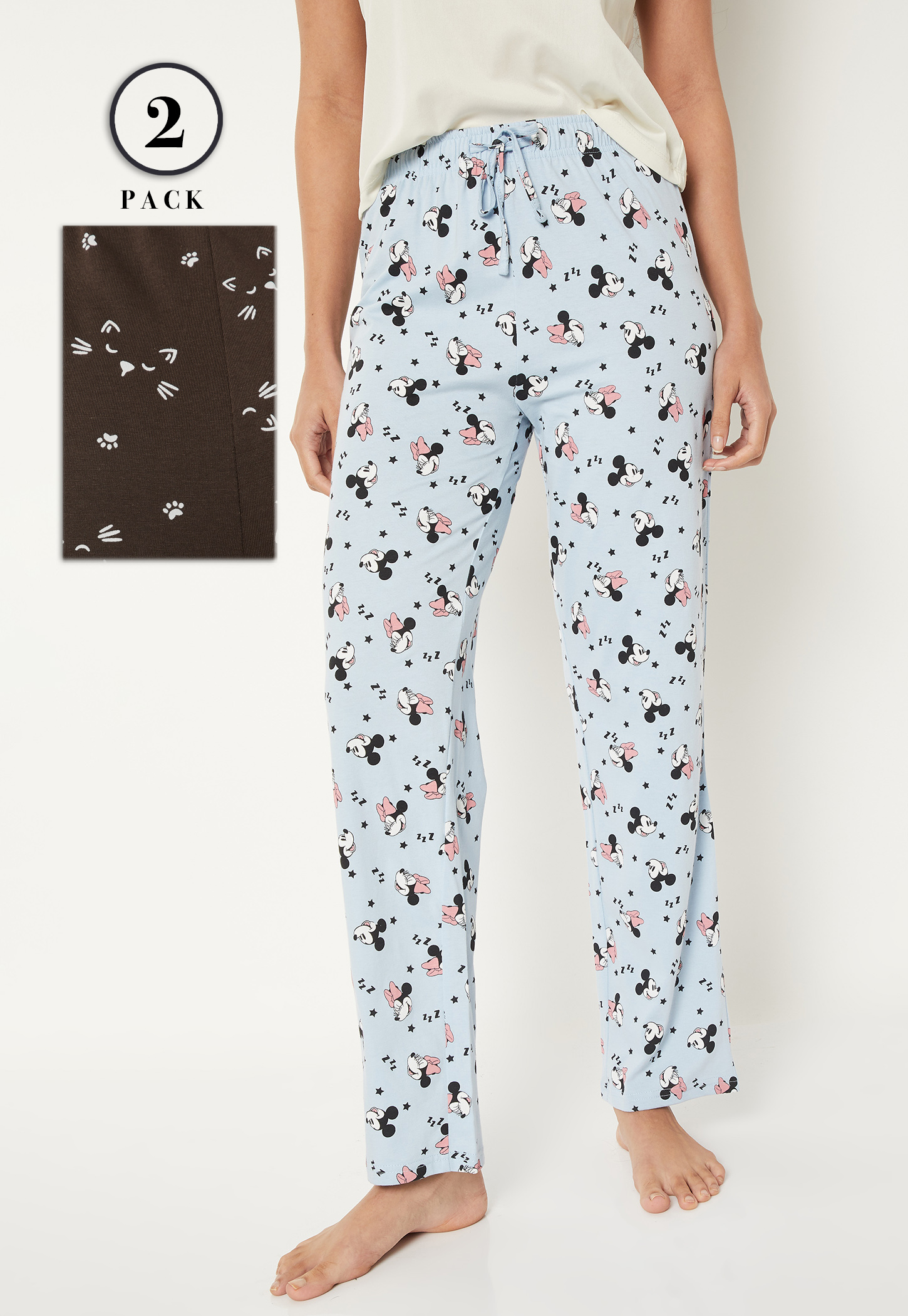 Women Printed Pyjama - Pack of 2-picture-11