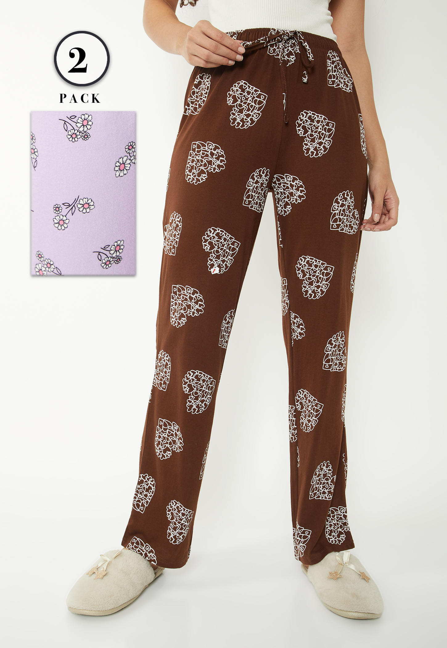 Women Printed Pyjamas - Pack of 2-picture-52