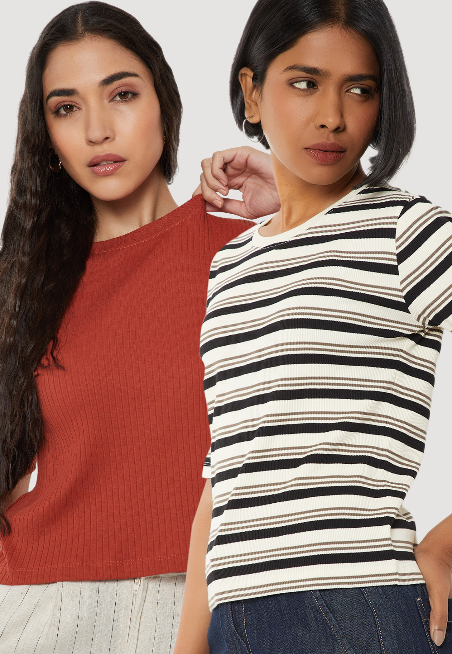 Women Assorted T-shirt - Pack of 2-picture-22