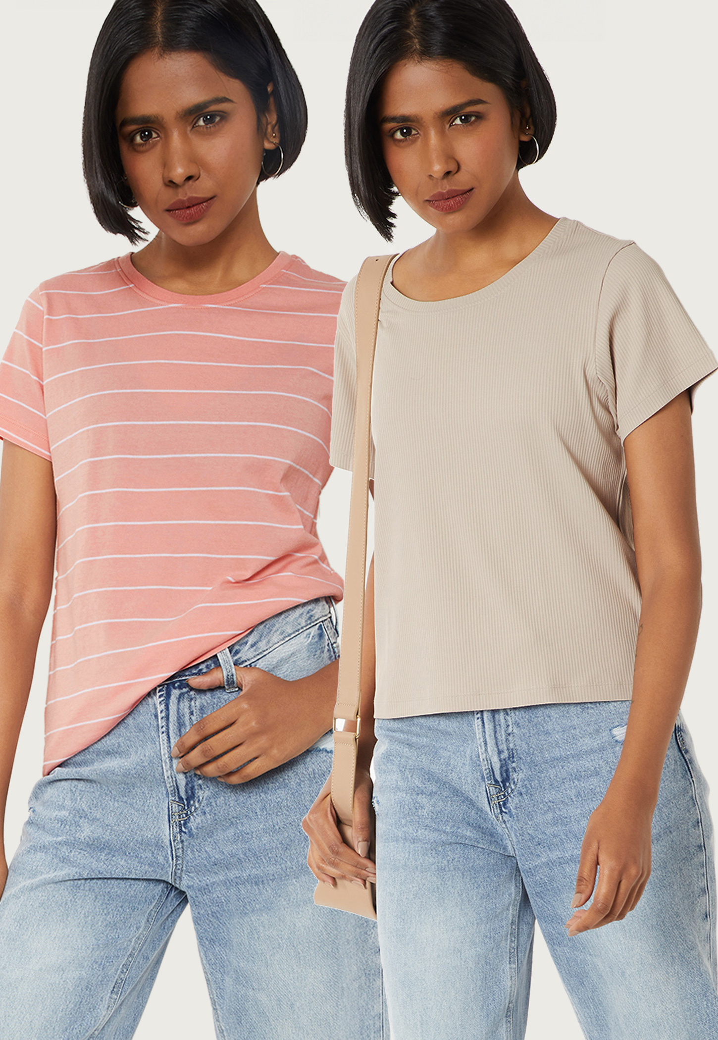 Women Assorted T-shirt - Pack of 2-picture-39
