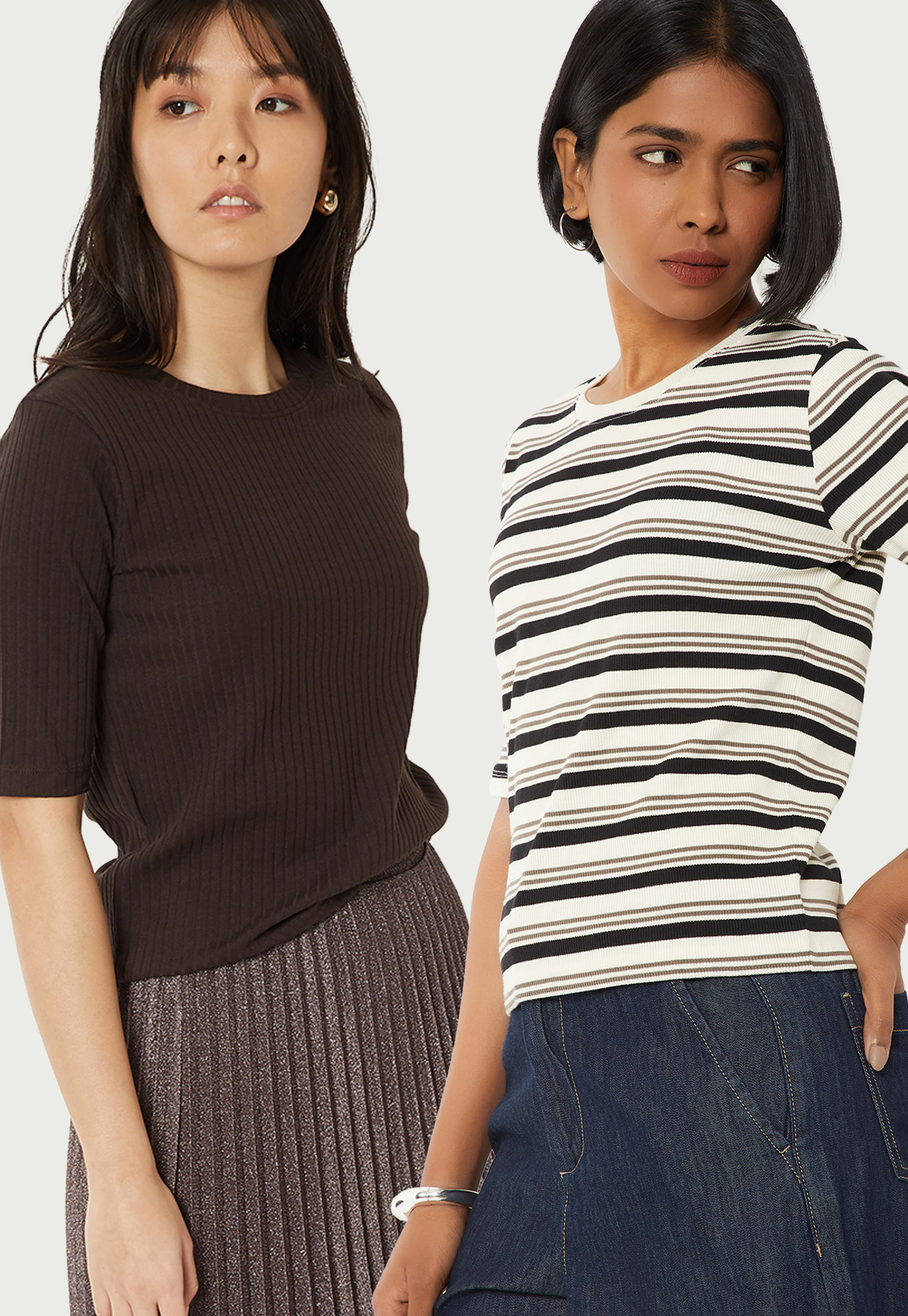 Women Printed T-shirt - Pack of 2-image-42
