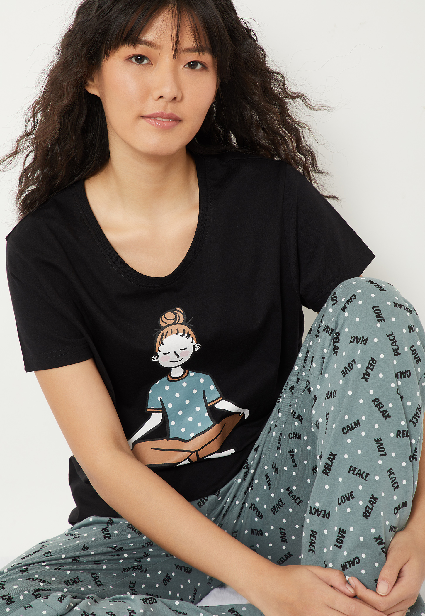 Women Printed PJ Set-picture-21