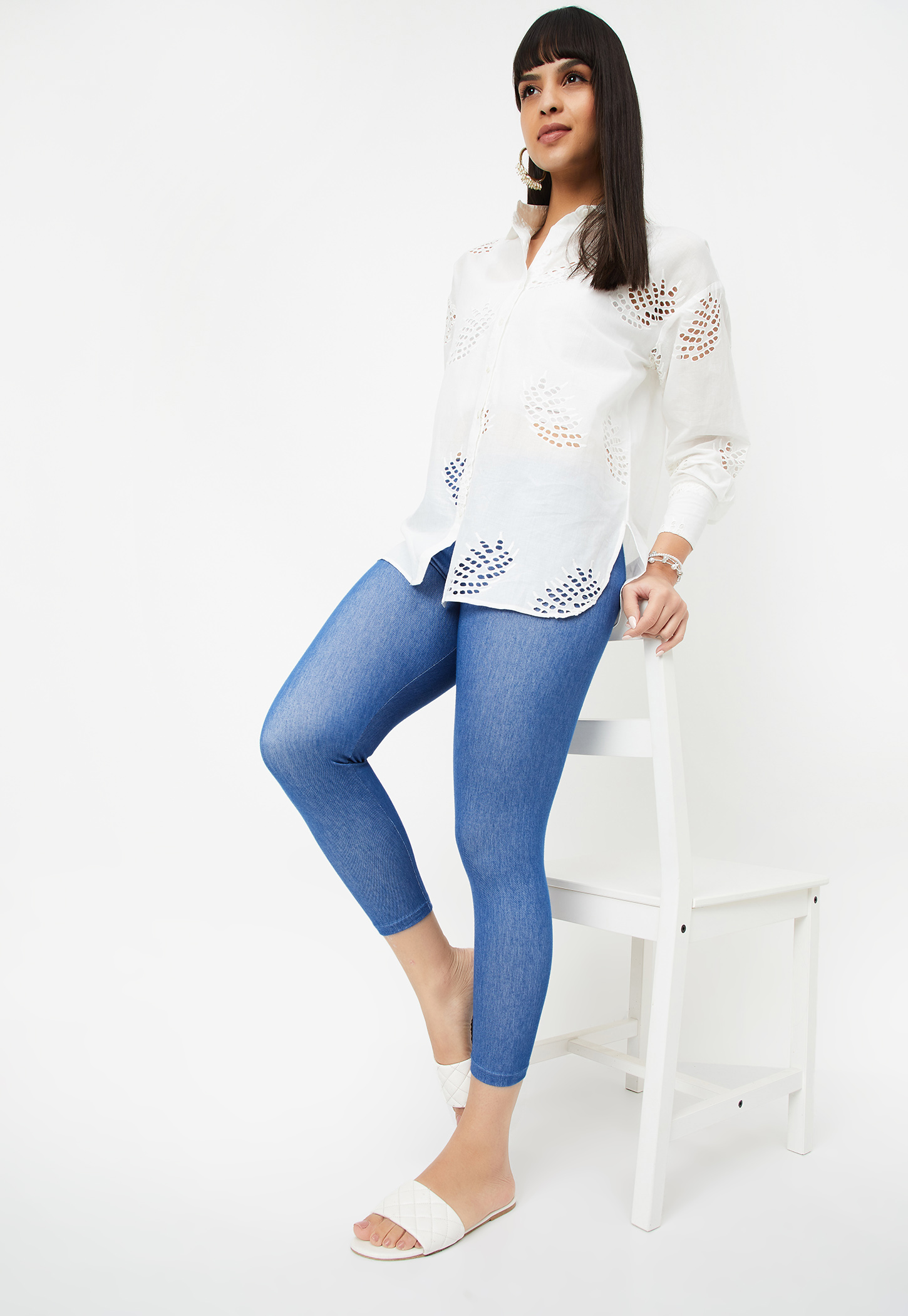 Women Solid Flexi Jeggings-picture-38