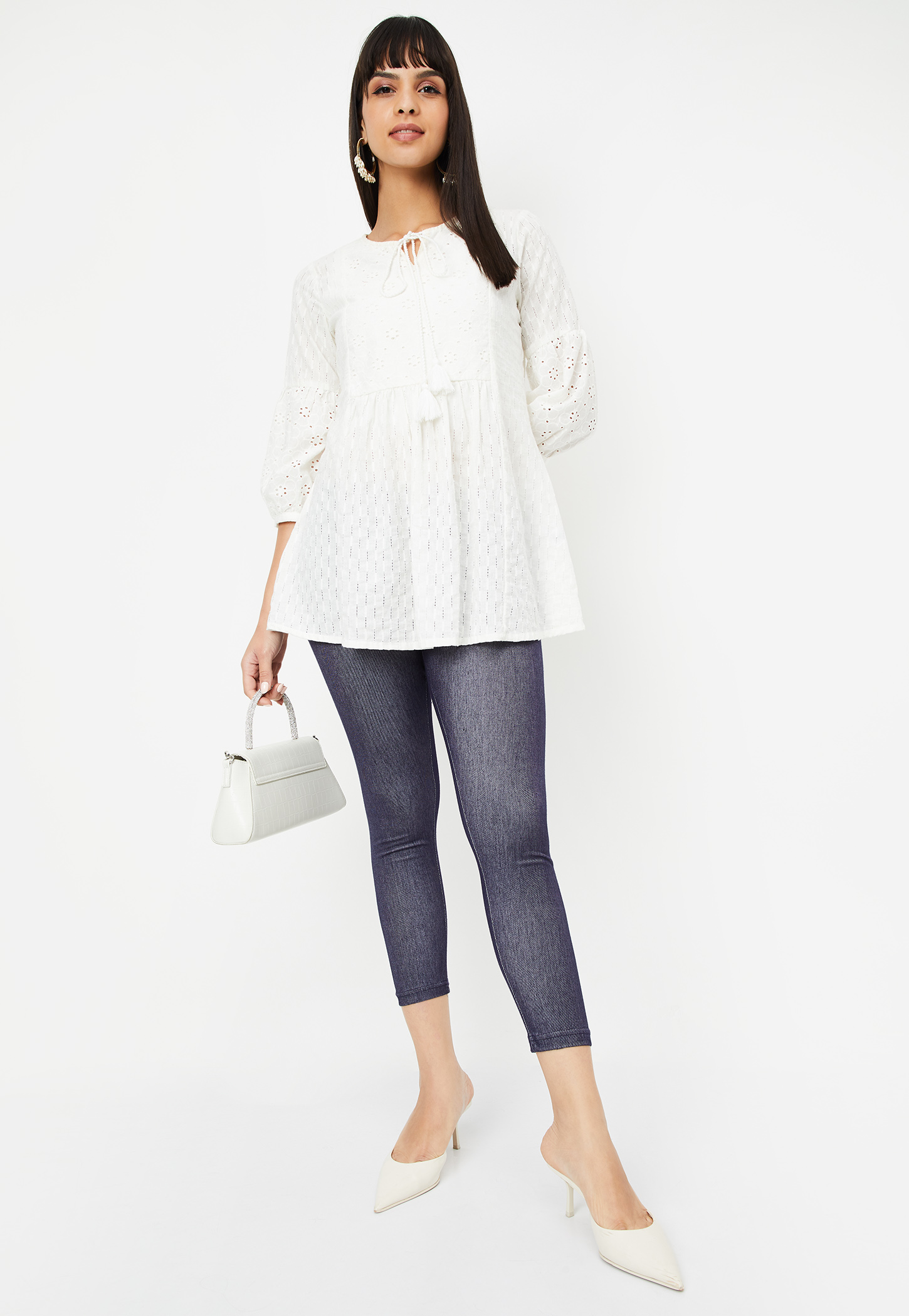 Women Solid Flexi Jeggings-picture-33