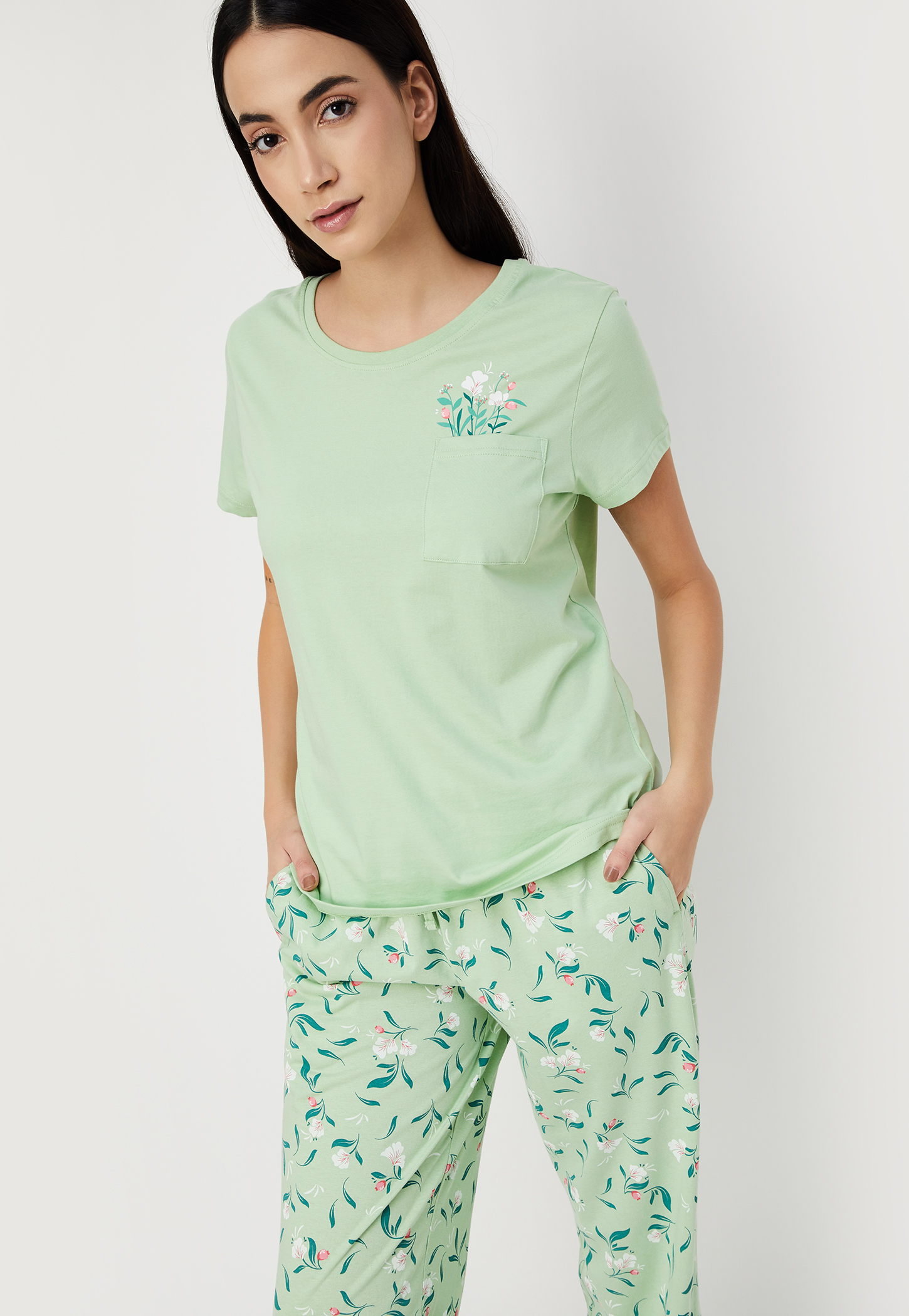 Women Floral Printed PJ Set-picture-55