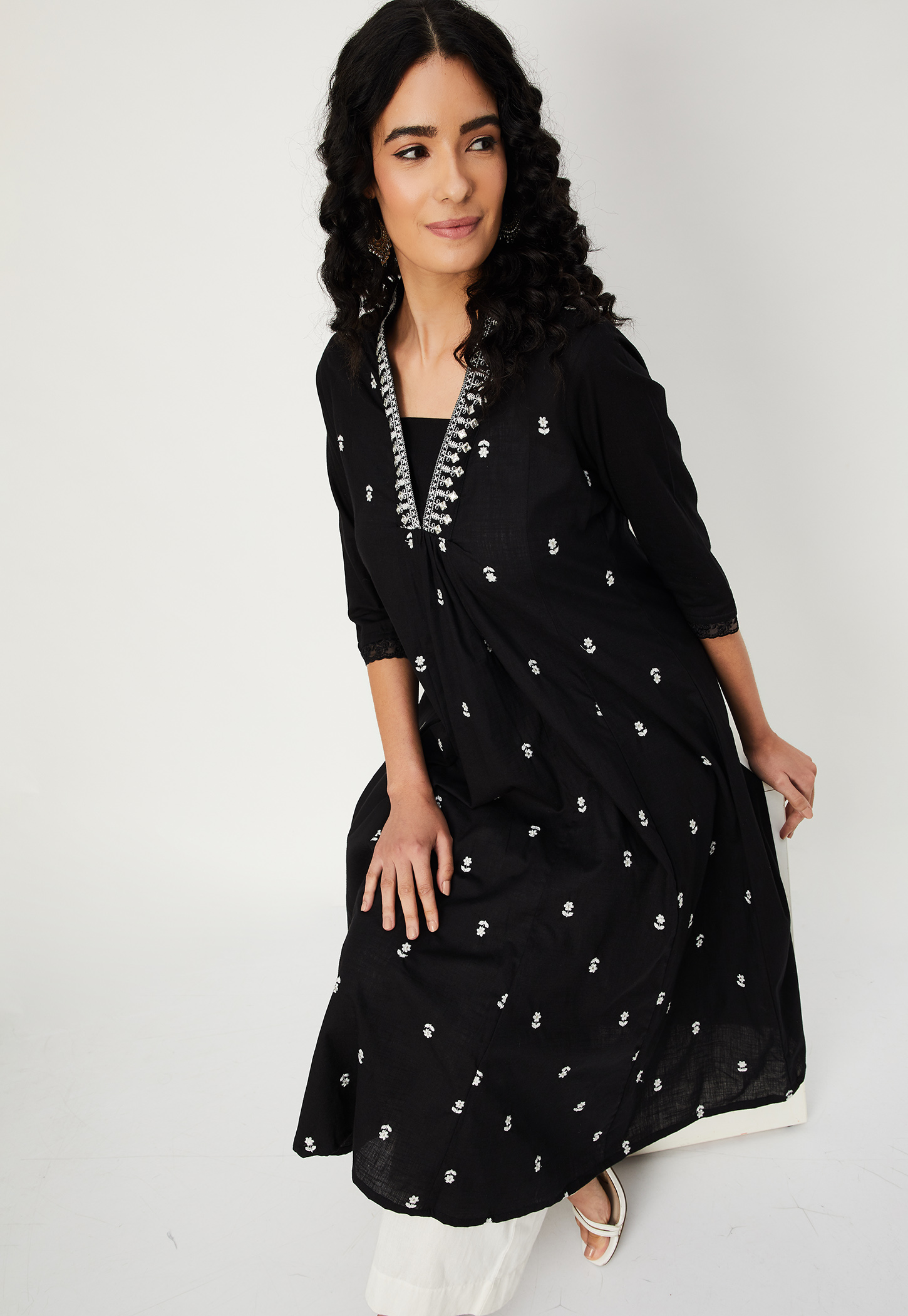 Women Embroidered A-line Kurta-picture-53