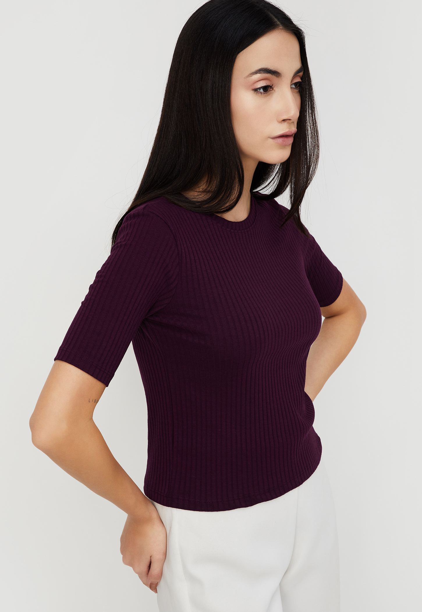Women Ribbed T-shirt-picture-11