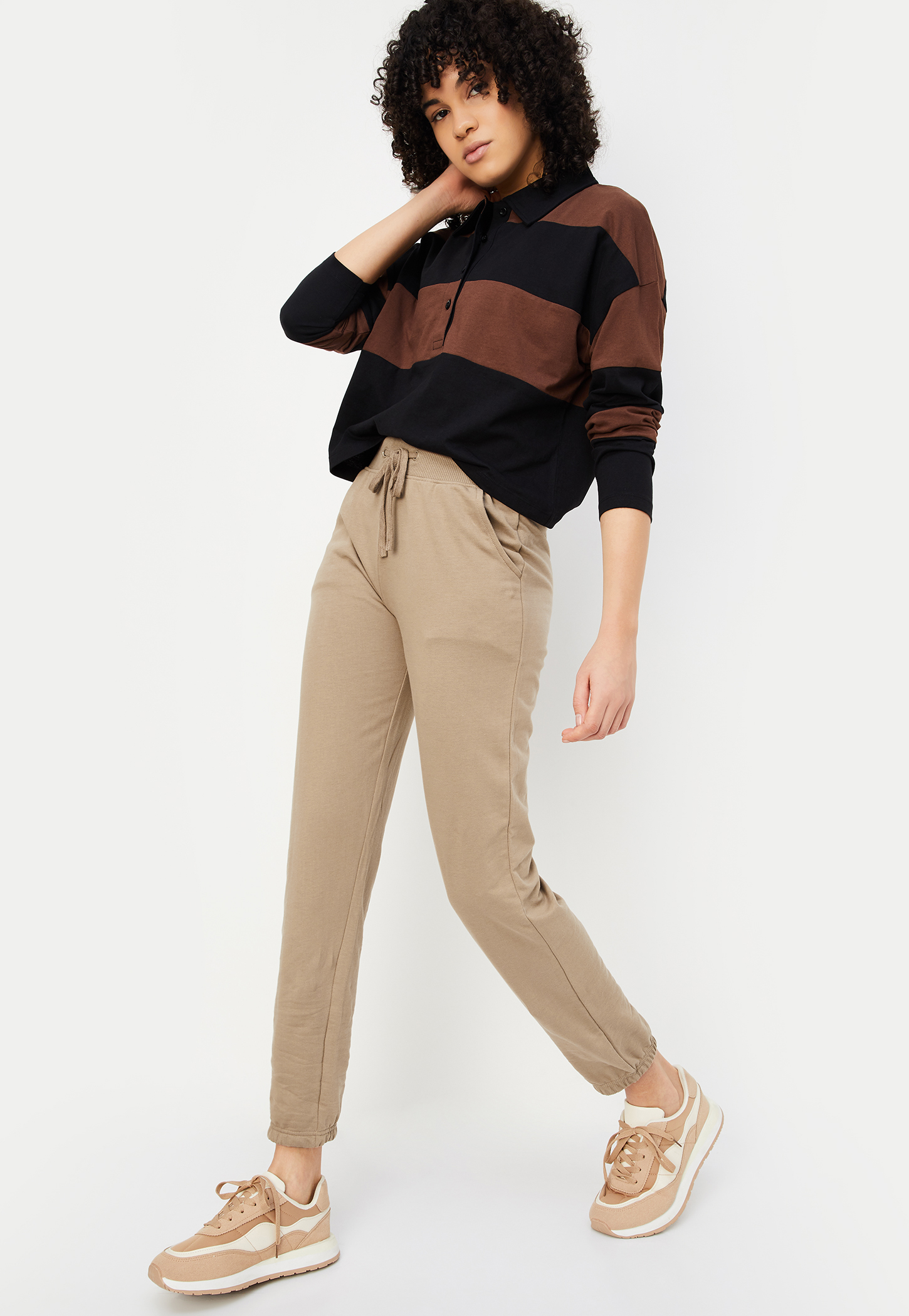 Women Solid Sports Joggers-picture-46