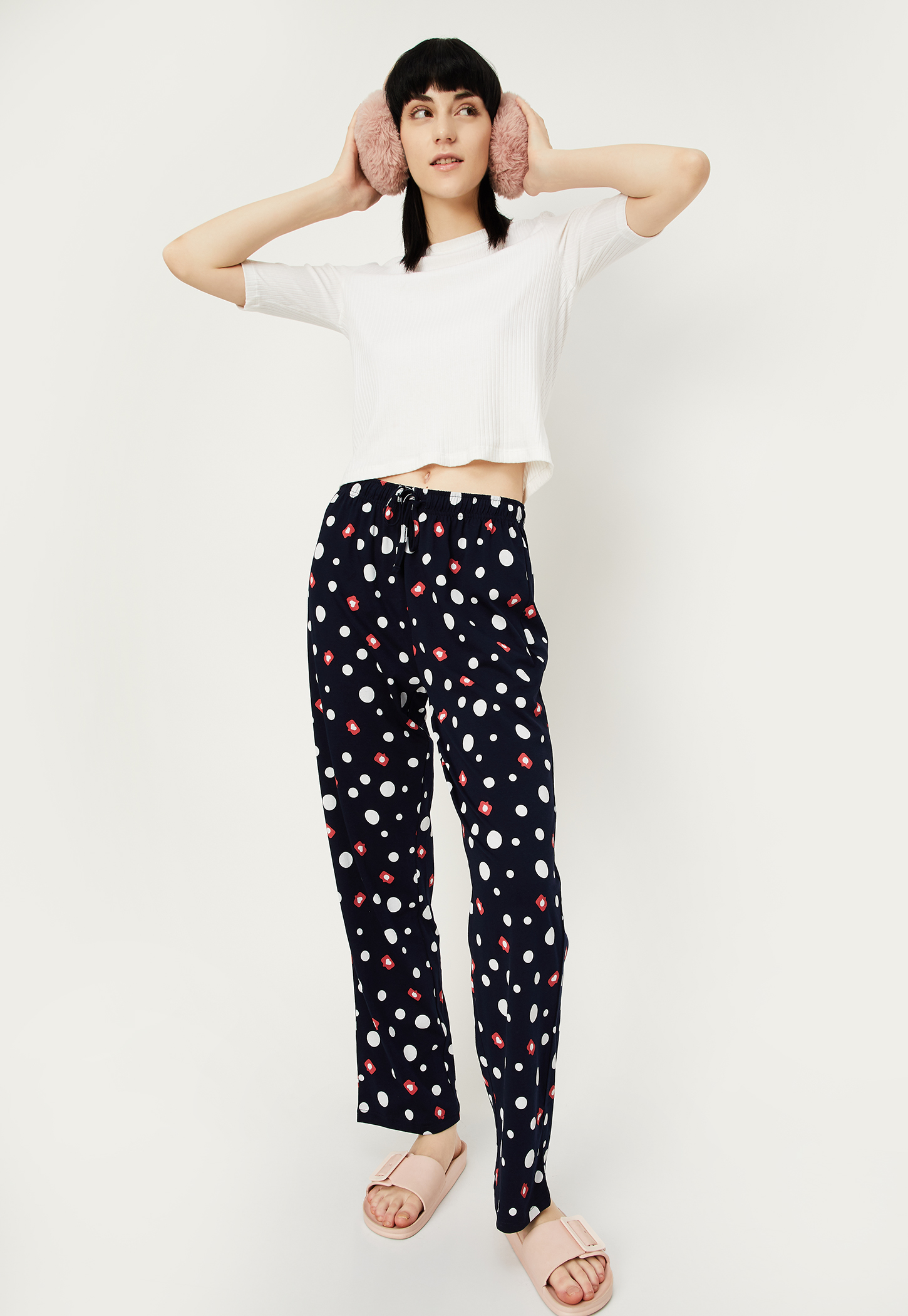 Women Printed Knit Pyjamas-picture-22