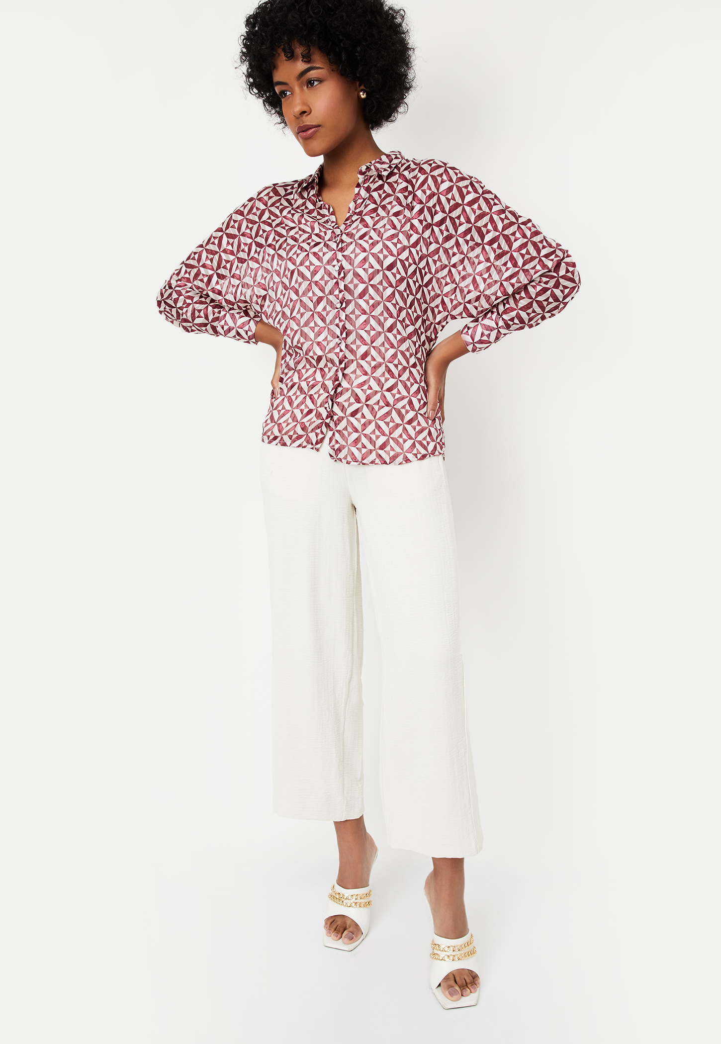 Kalki x Max Women Printed Blouse with Camisole-picture-23