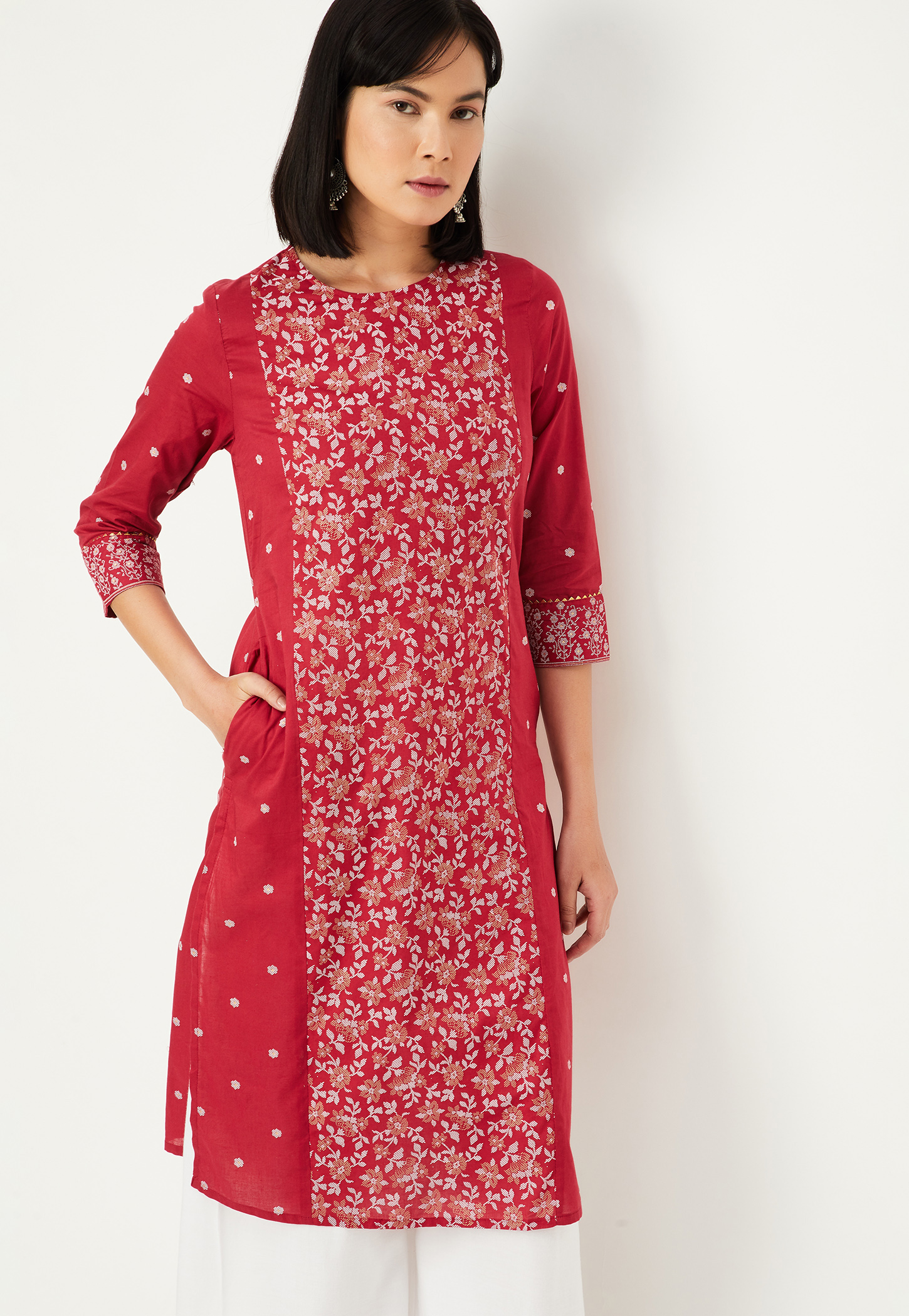 Women Floral Printed Straight Kurta-picture-22