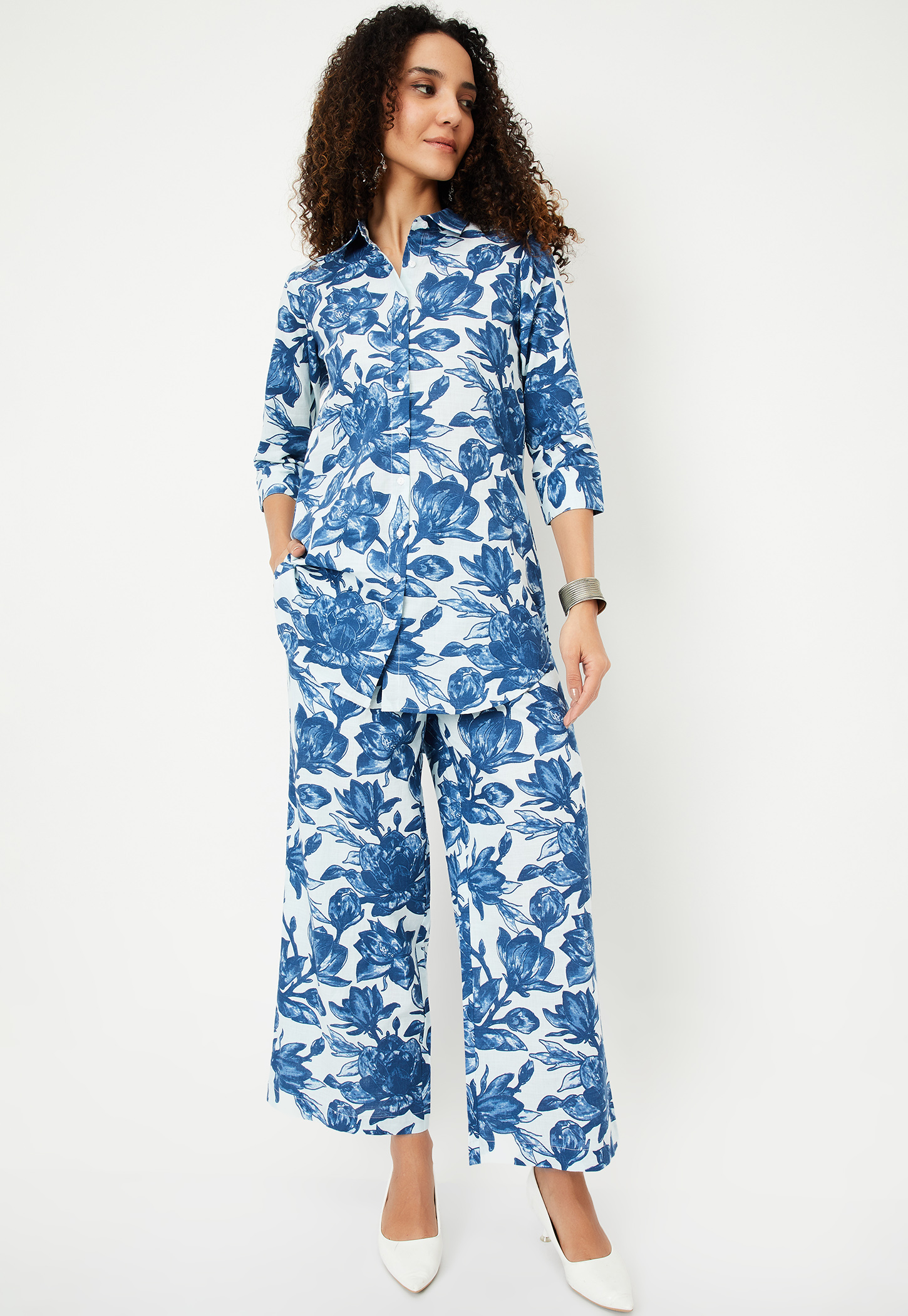 Women Floral Printed Co-Ord Set-picture-18