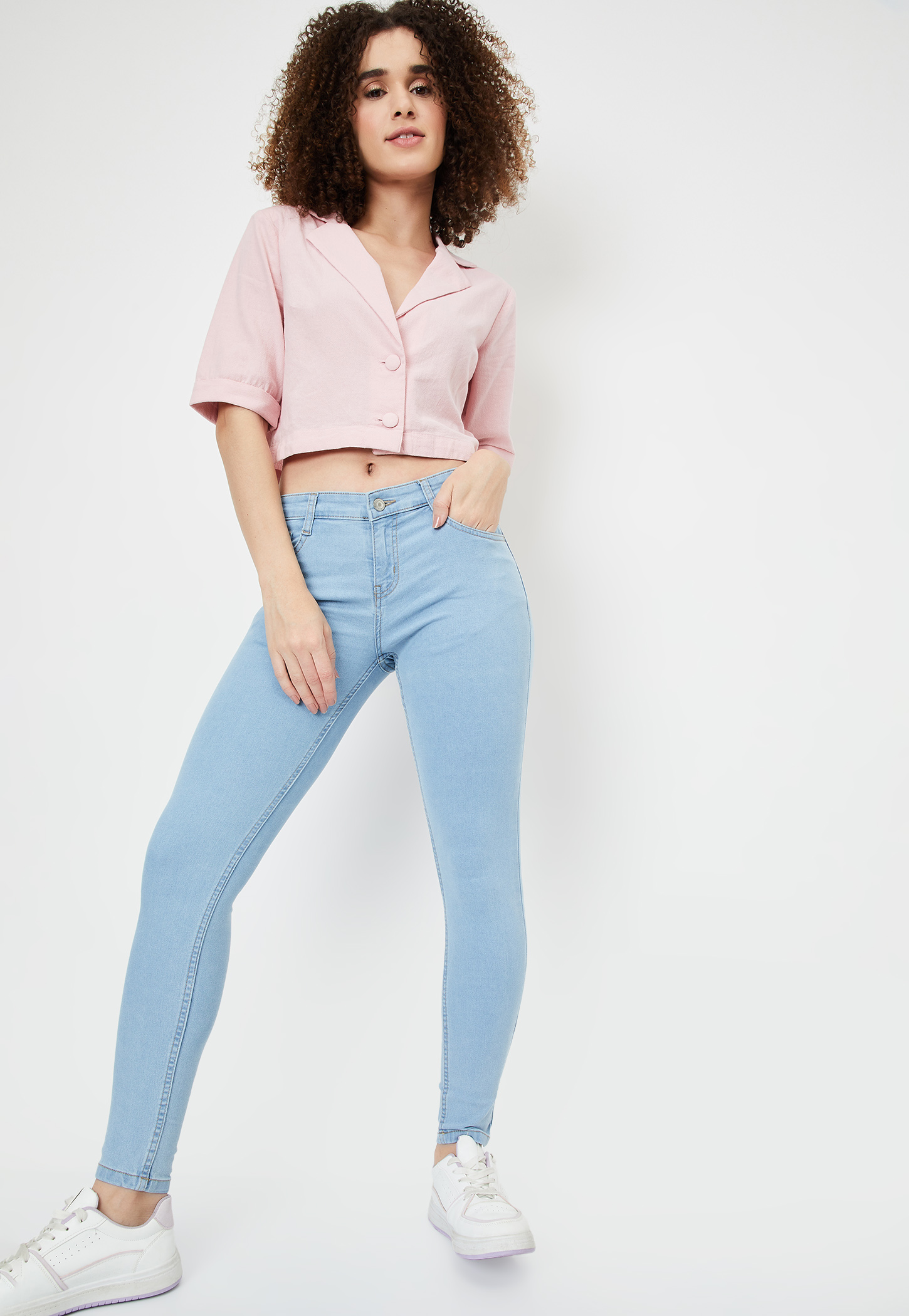 Women Washed Skinny Fit Jeans-picture-42
