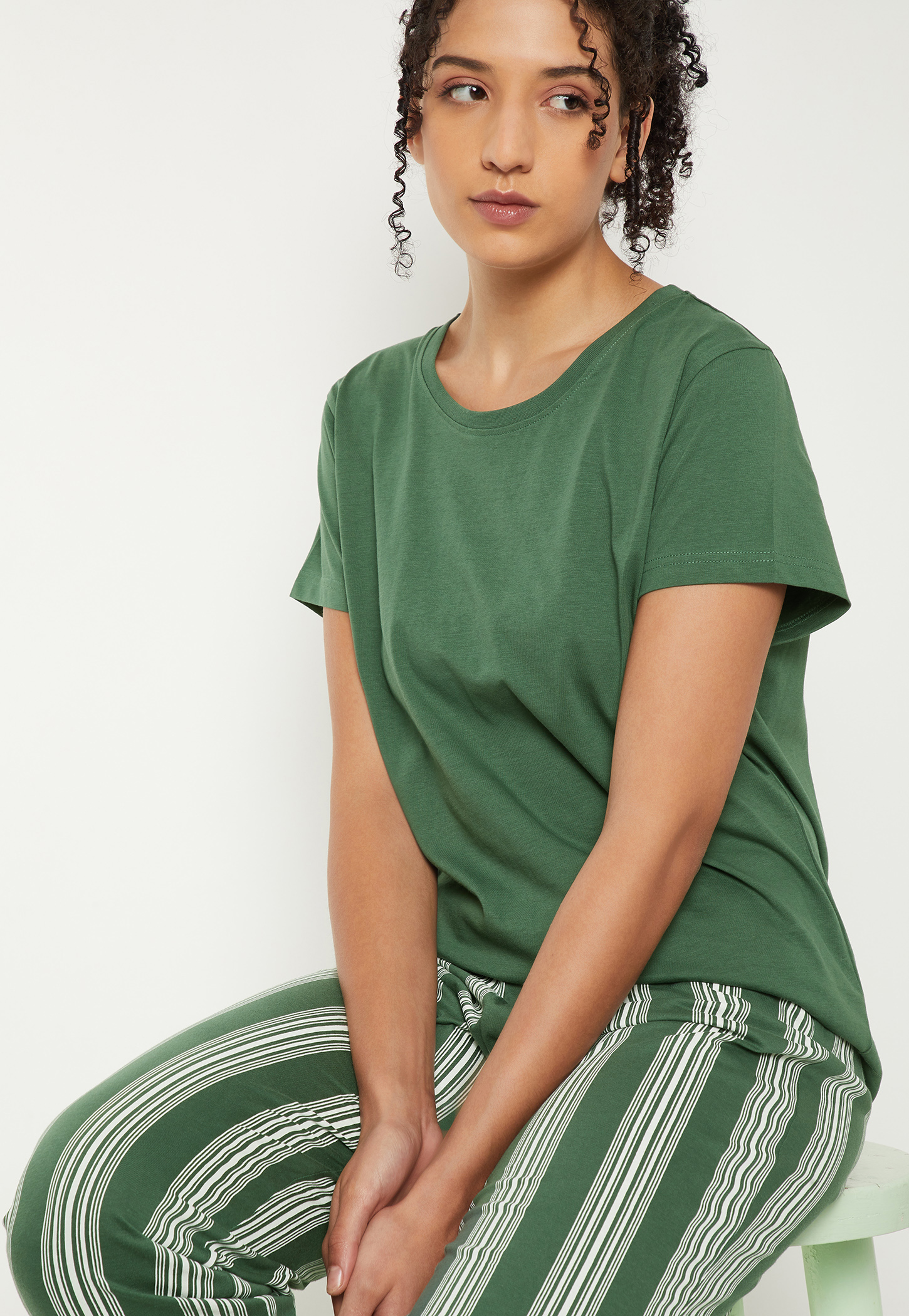 Women Striped PJ Set-picture-37