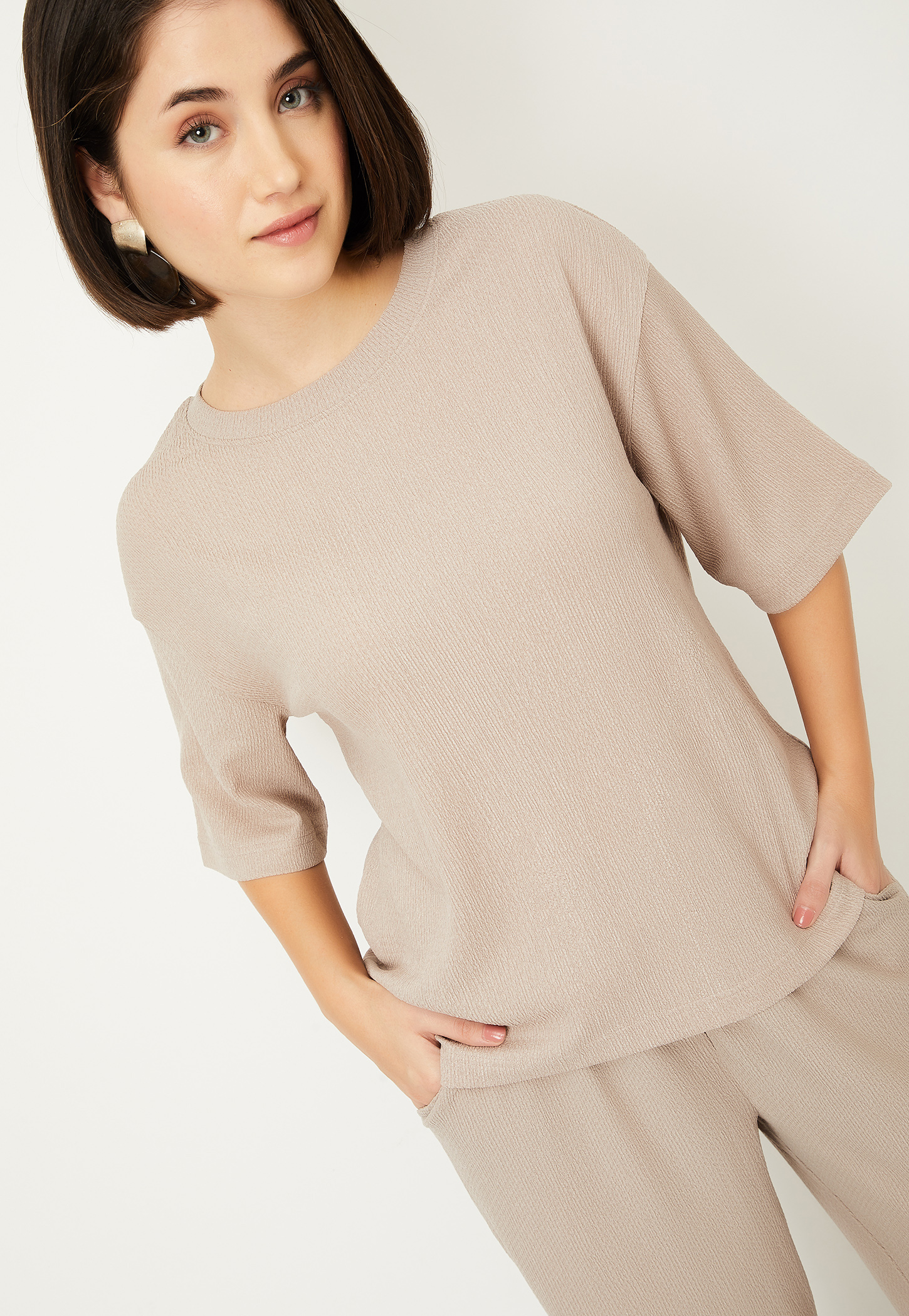 Women Textured T-shirt-picture-45