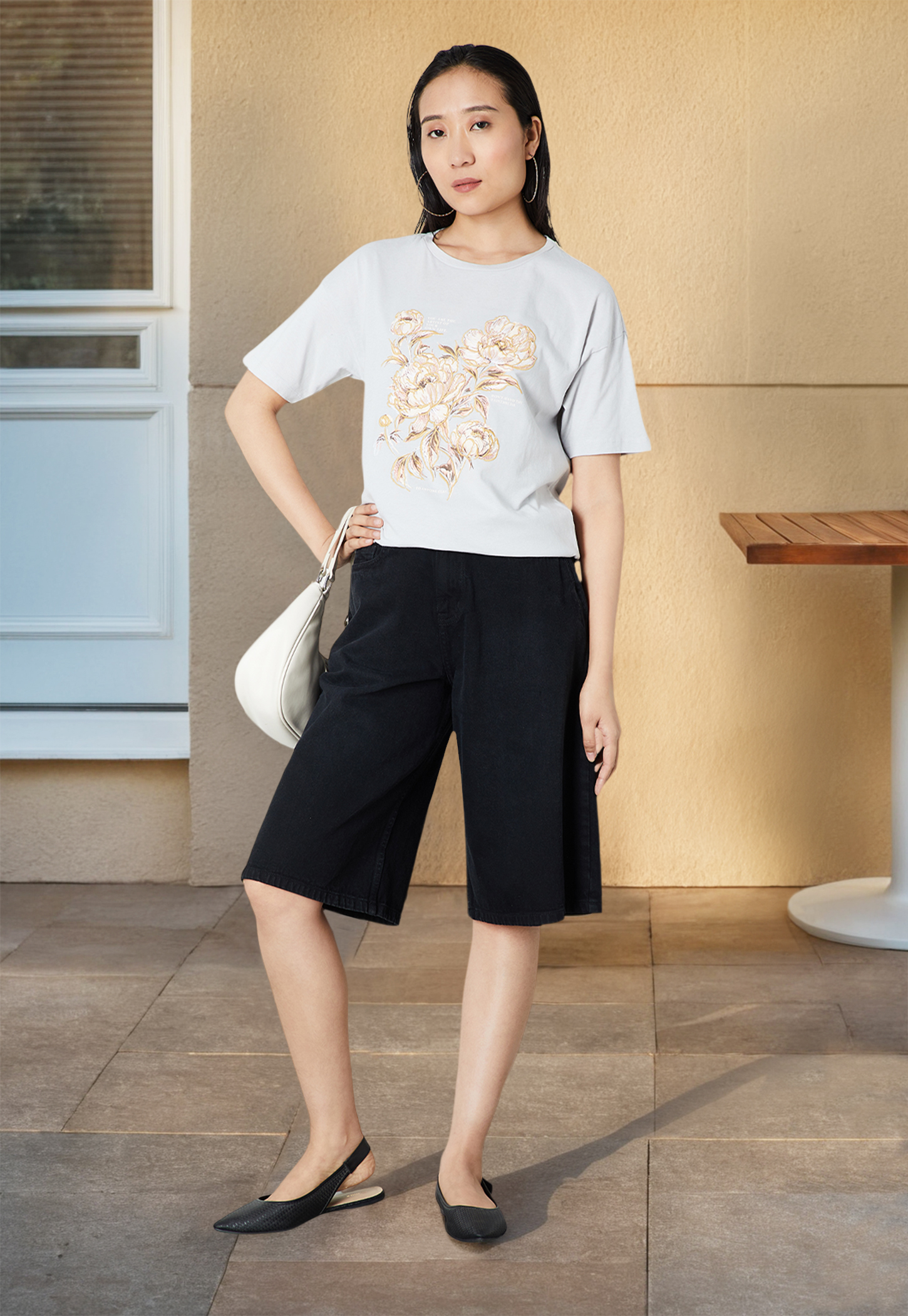 Women Floral Print T-shirt-picture-20