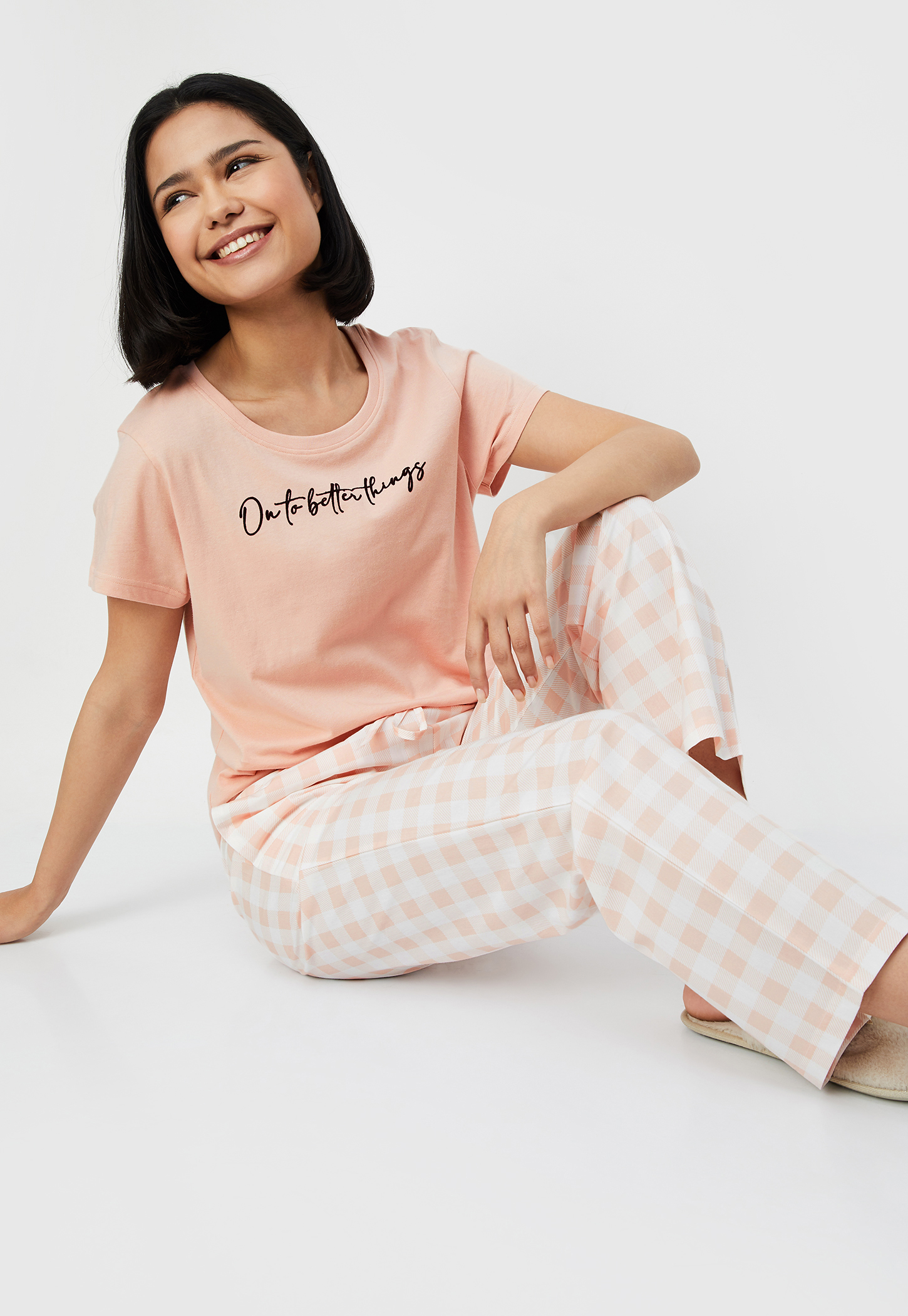 Women Checked PJ Set-picture-25