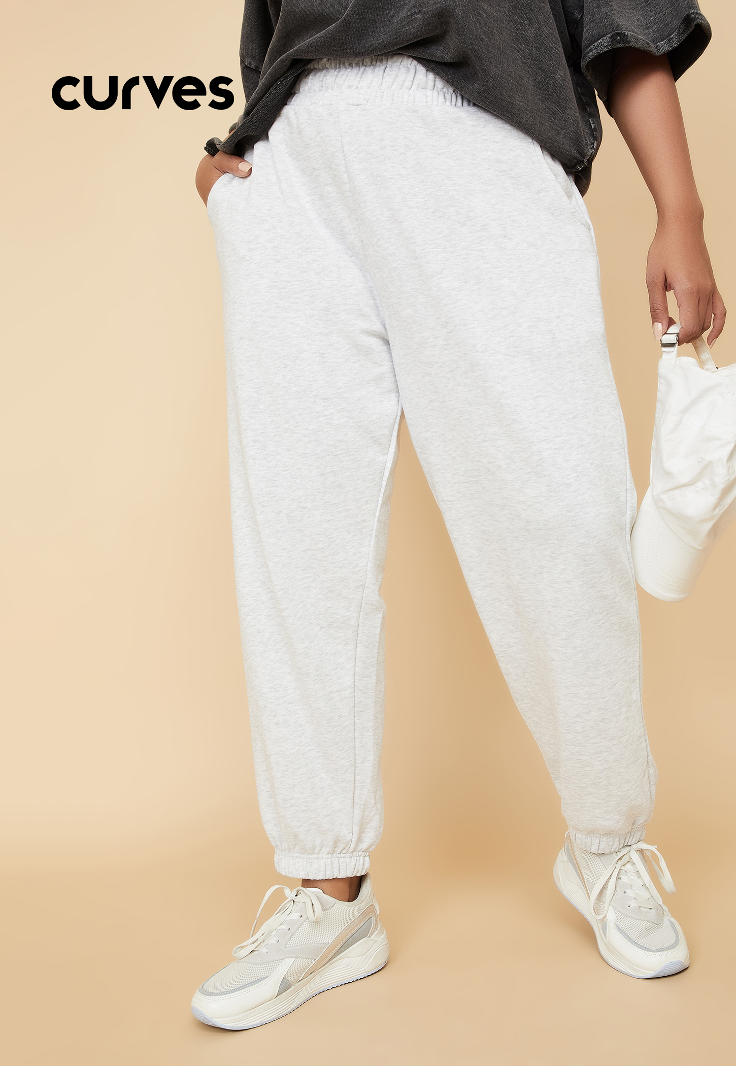 Women Solid Athleisure Joggers-picture-26