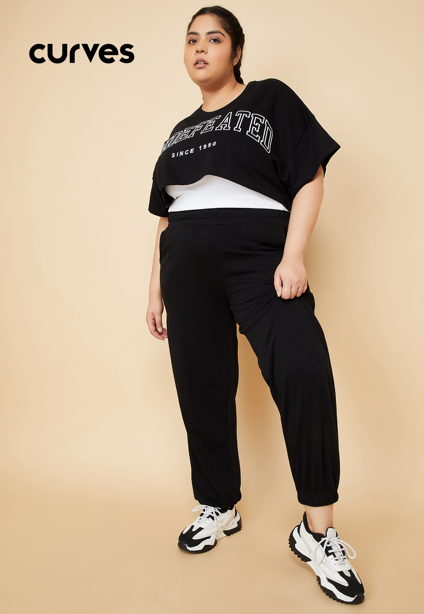 Women Athleisure Solid Joggers-picture-21