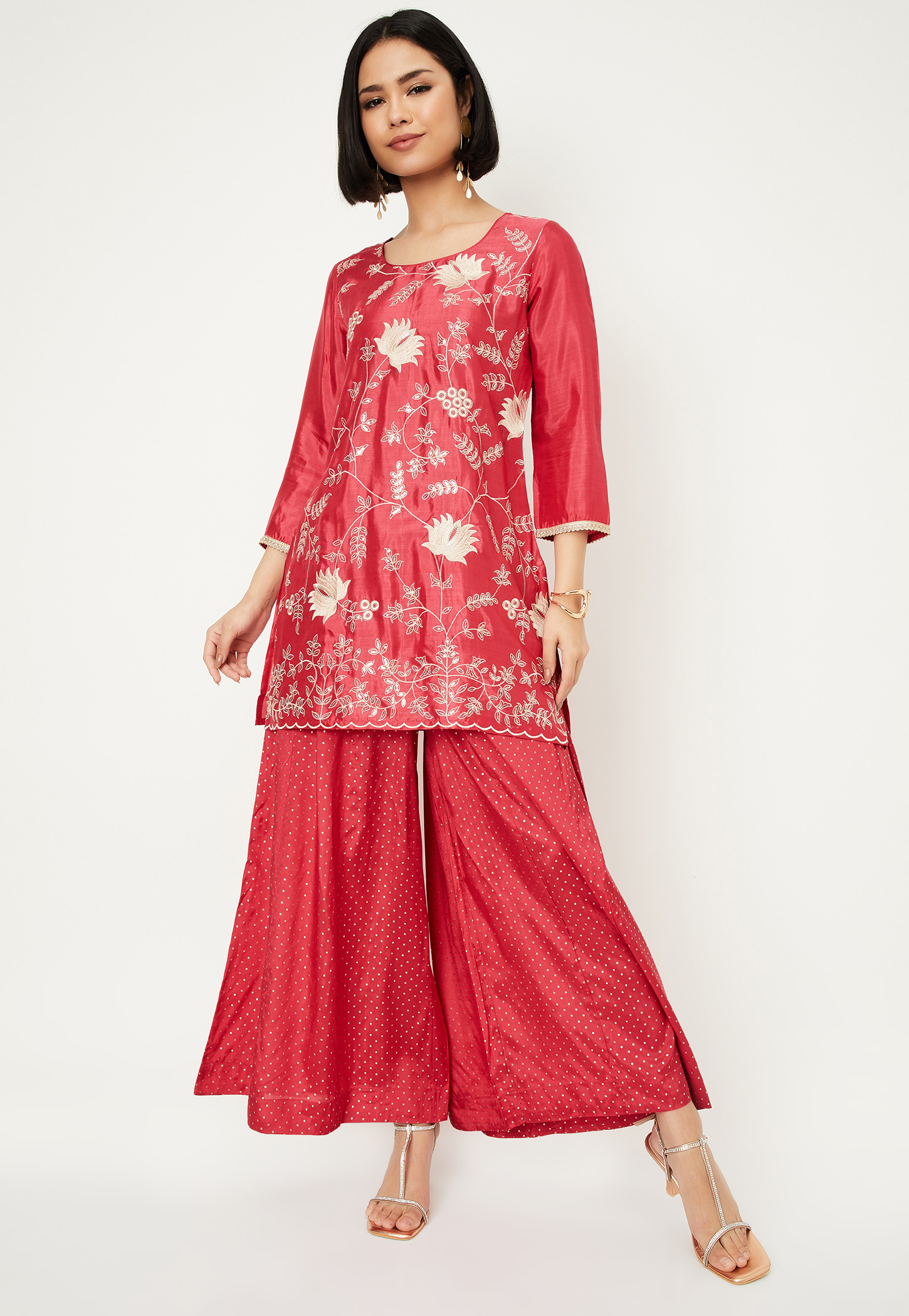 Women Embroidered Kurta Set-image-37