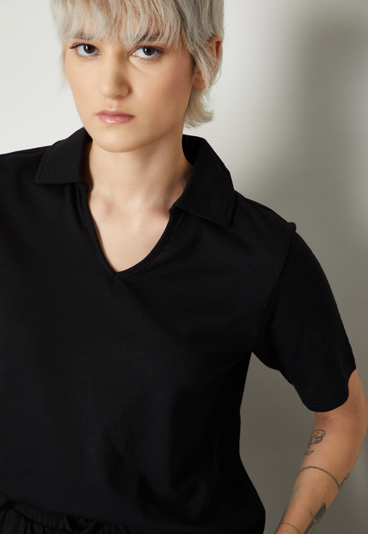 Women Solid Polo T-shirt-picture-51