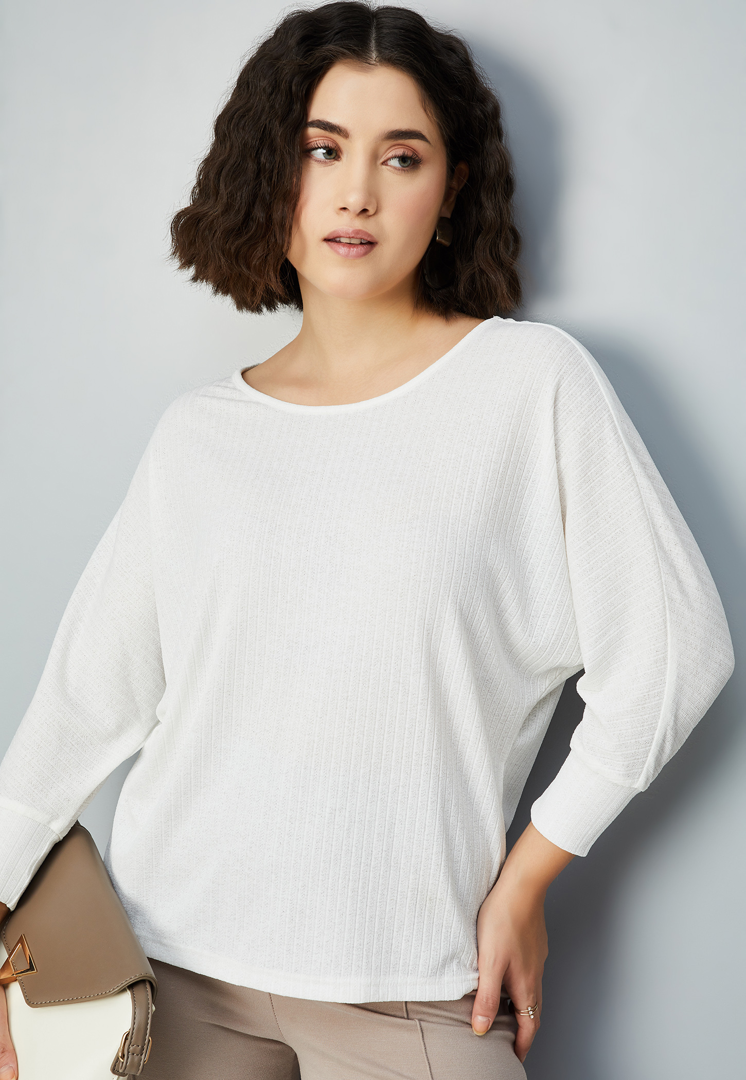 Women Ribbed Knit Top-picture-29