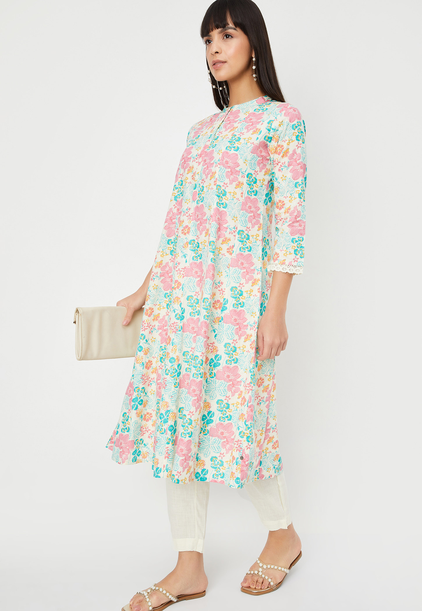 Women Printed A-line Kurta Set-image-37