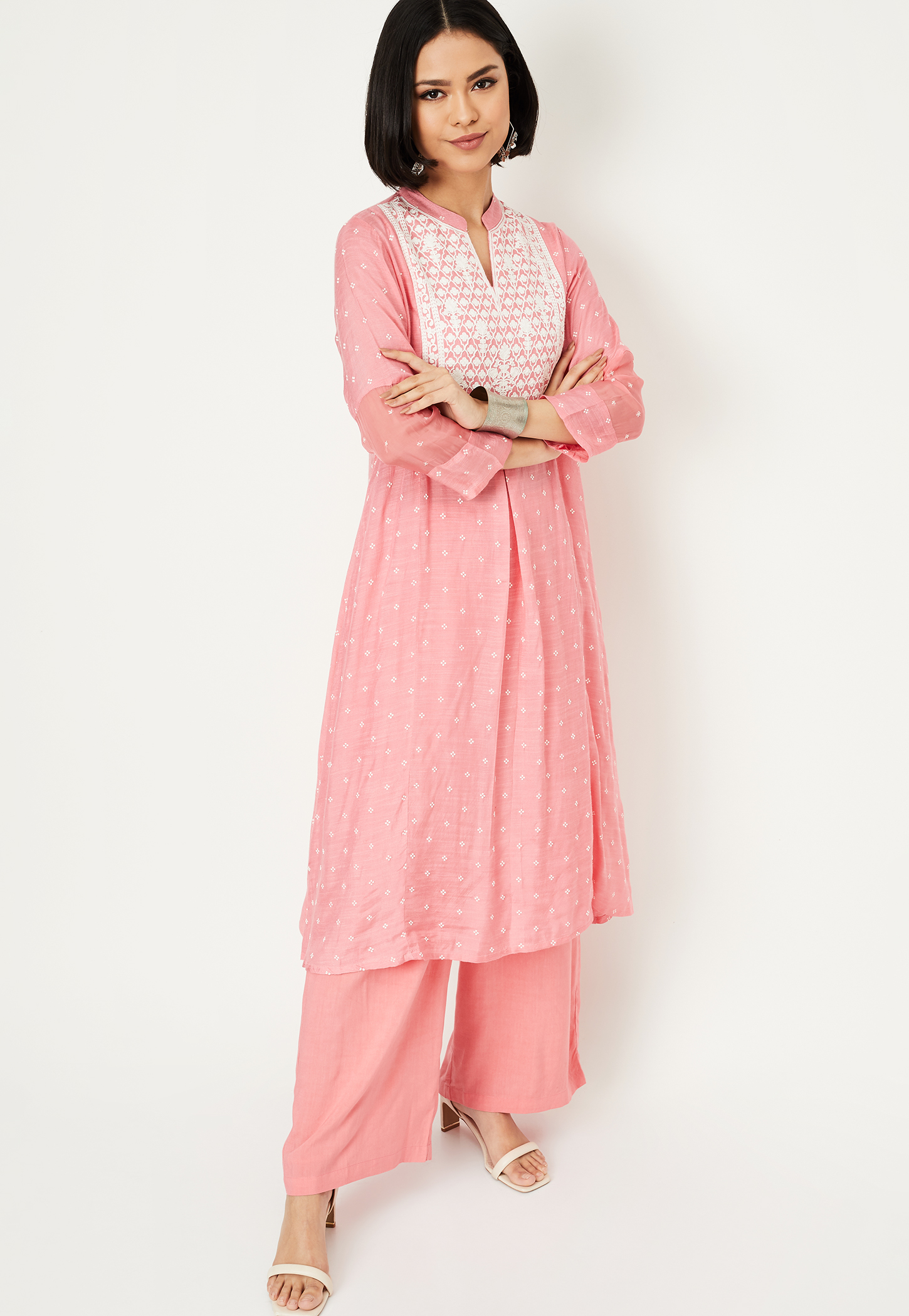 Women Embroidered A-line Kurta Set-picture-45