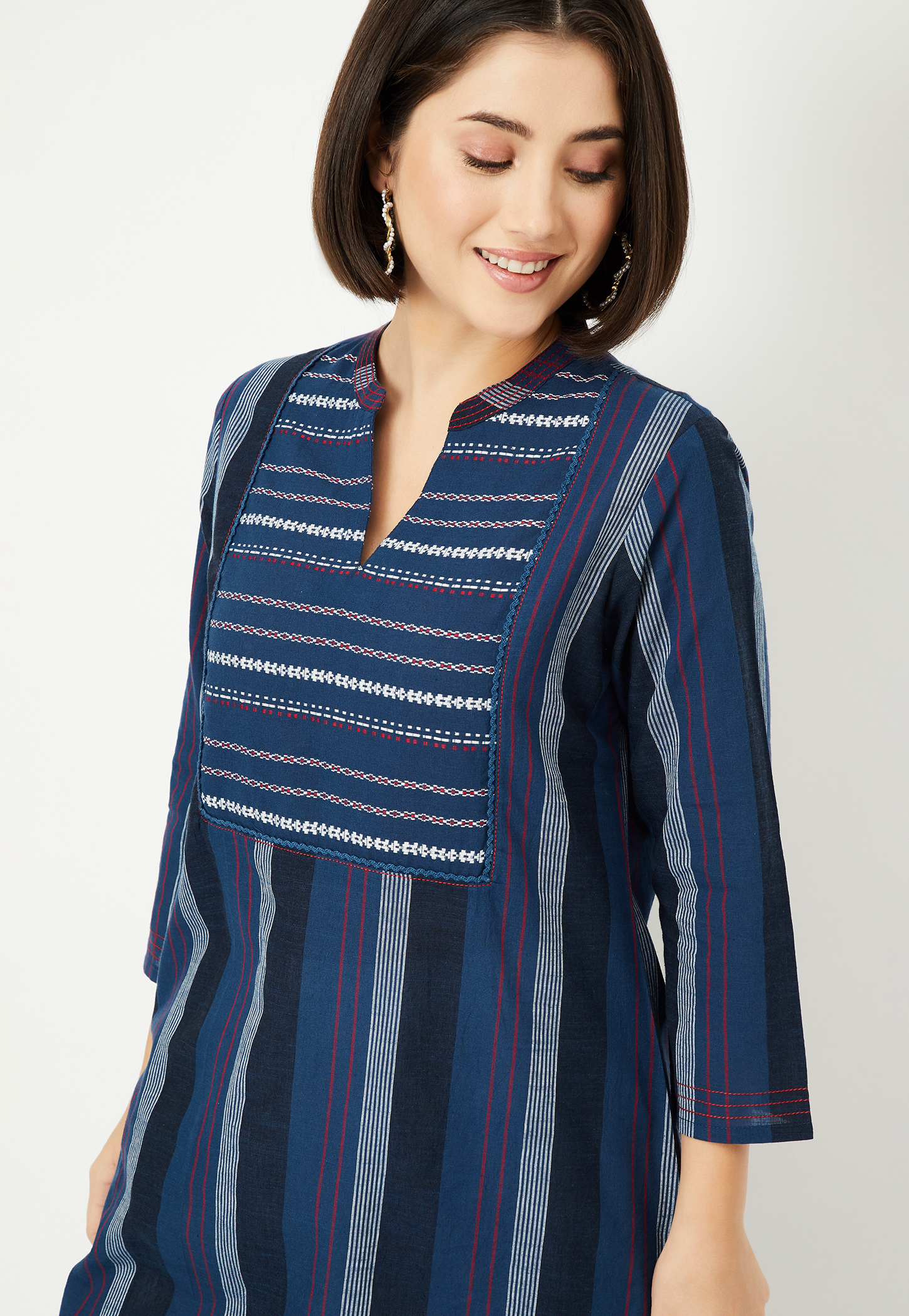 Women Striped Straight Kurta-picture-31