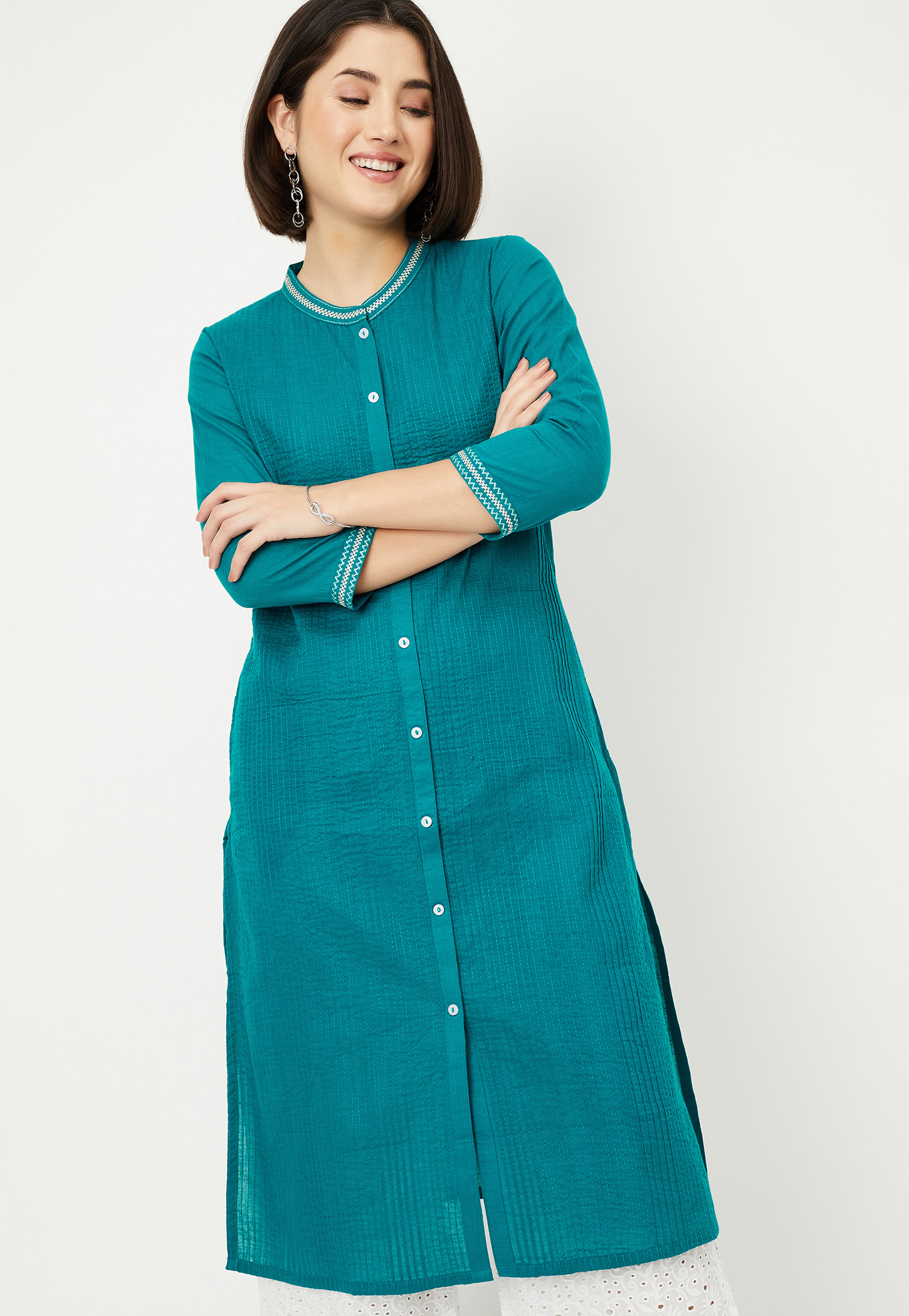 Women Pleated Straight Kurta-picture-49