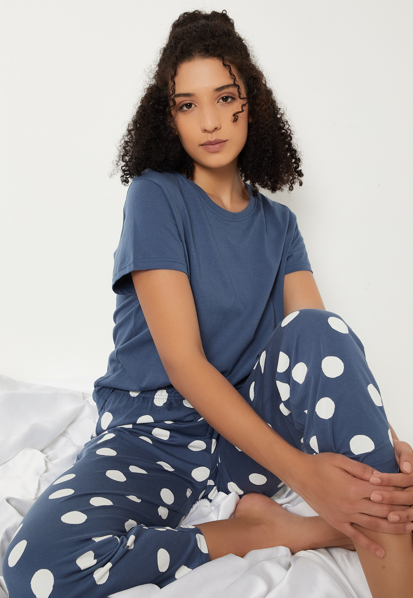 Women Polka Dot Printed PJ Set-picture-32