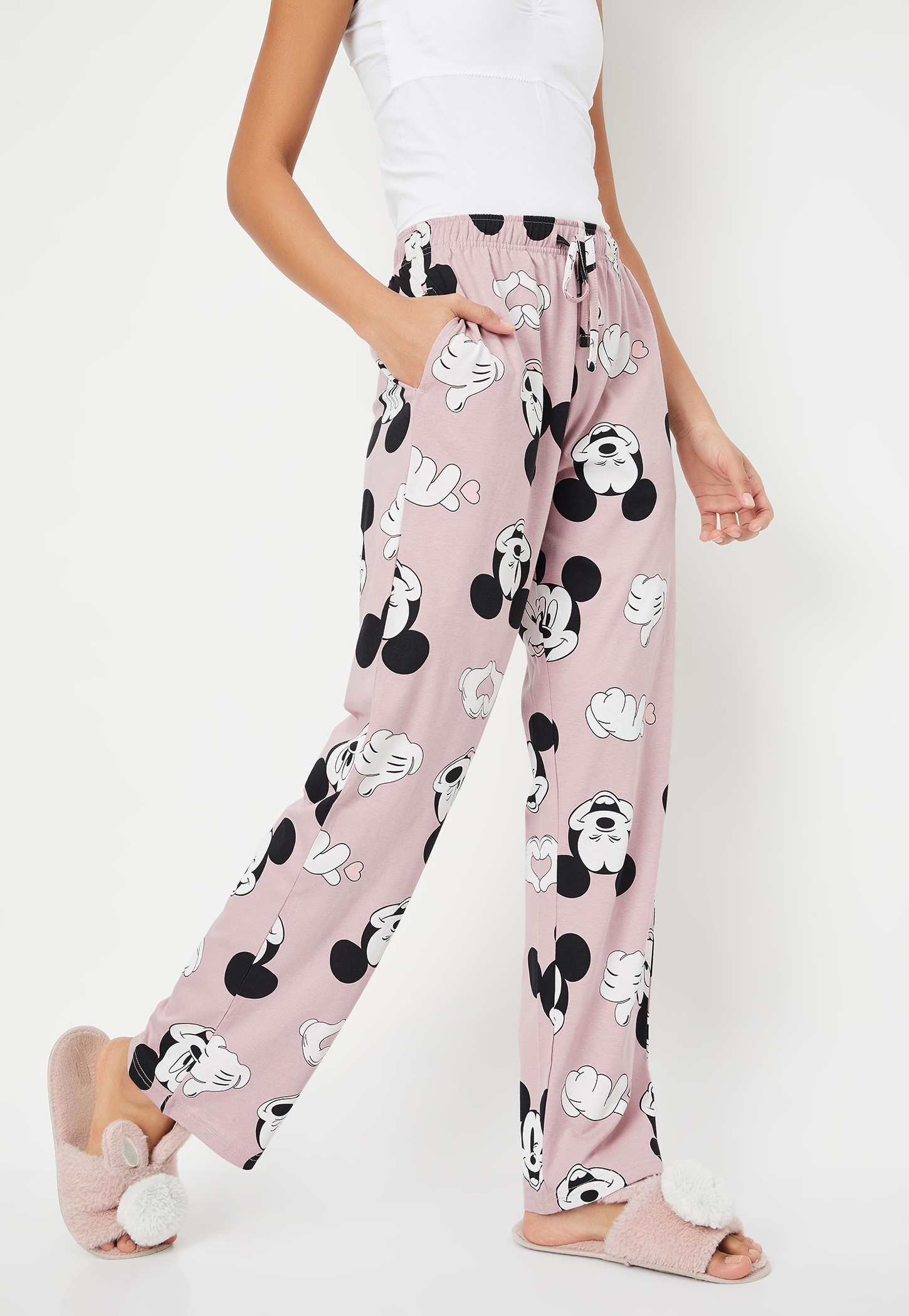 Women Mickey Print Pyjamas-picture-23