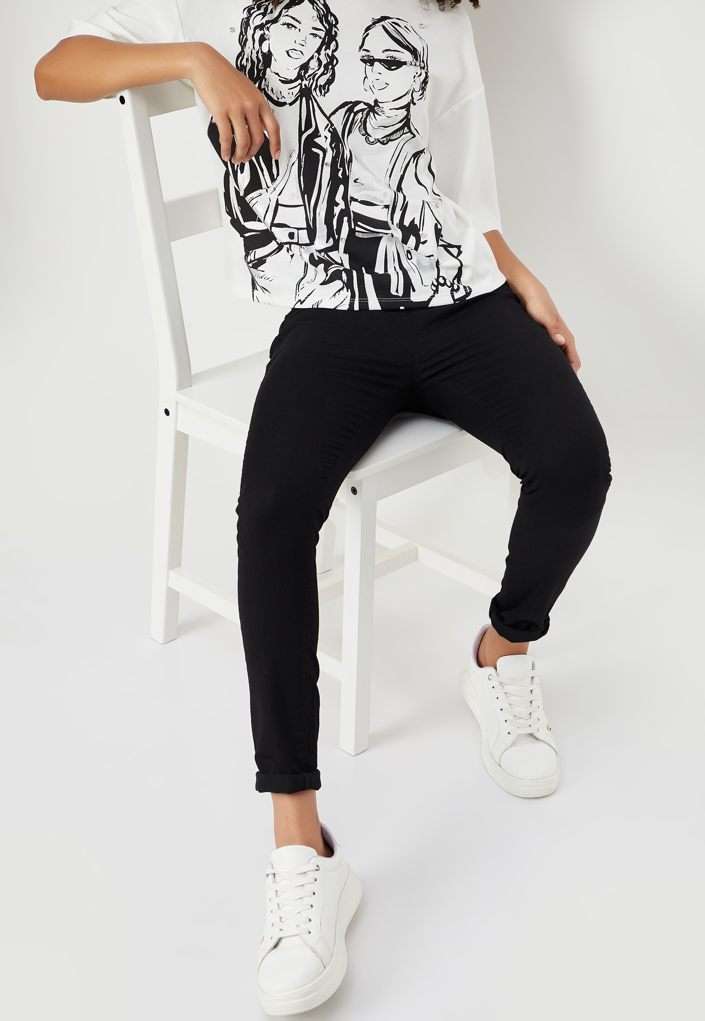 Women Solid Jeggings
