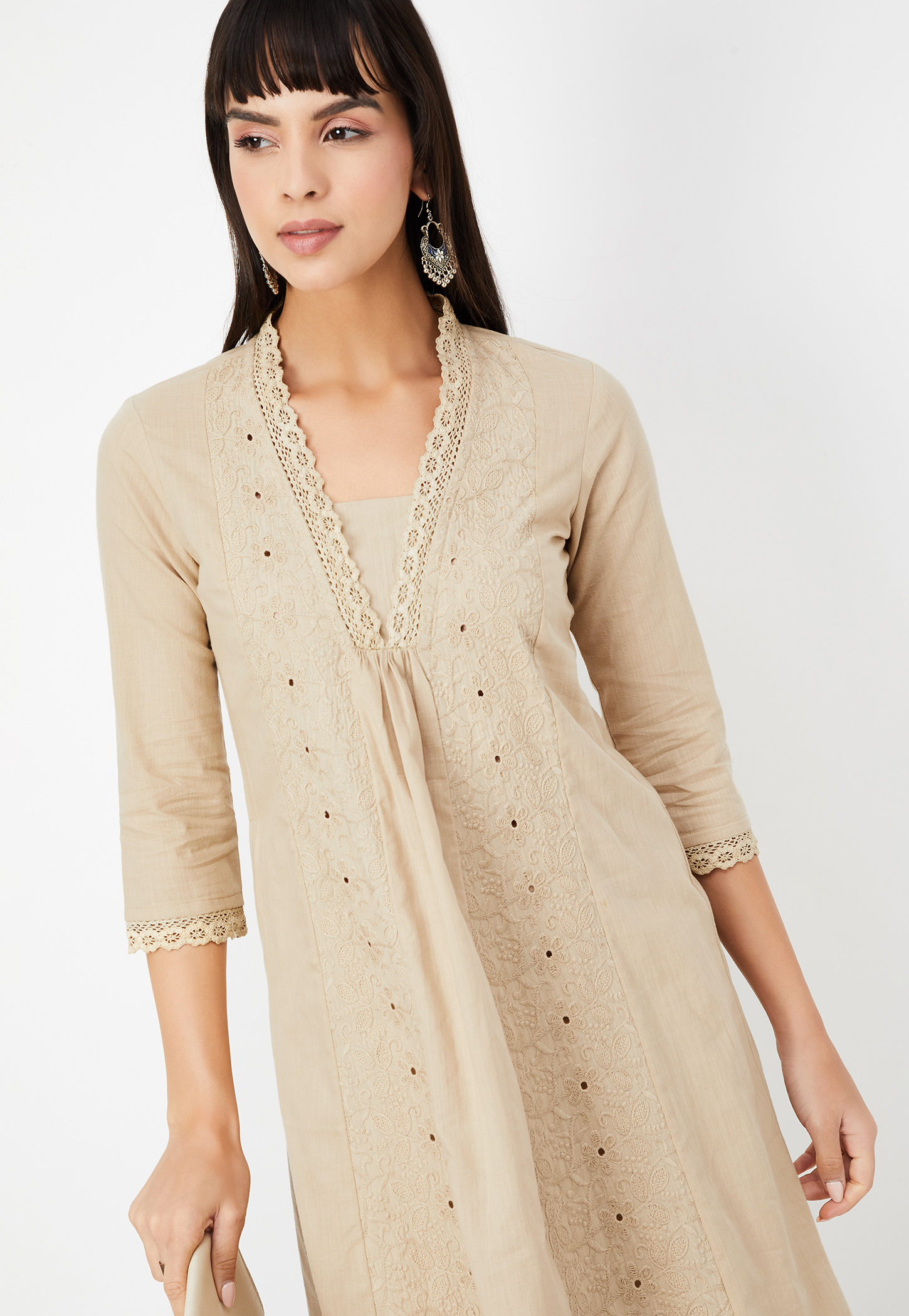 Women Embroidered A-line Kurta-picture-51