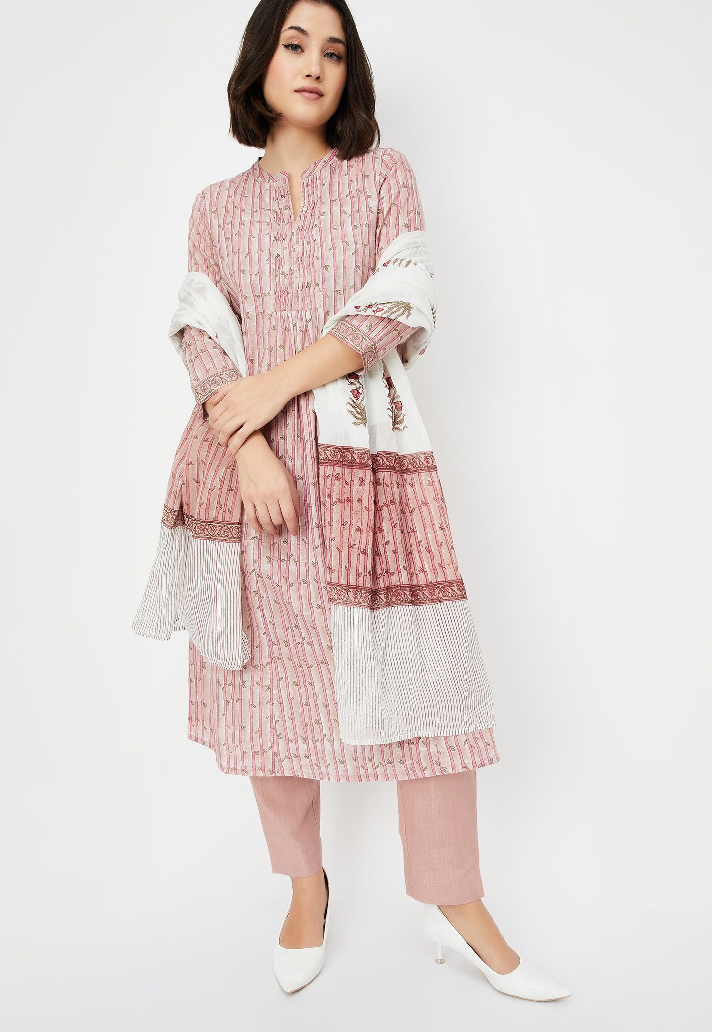 Women Printed A-line Kurta Set-picture-17