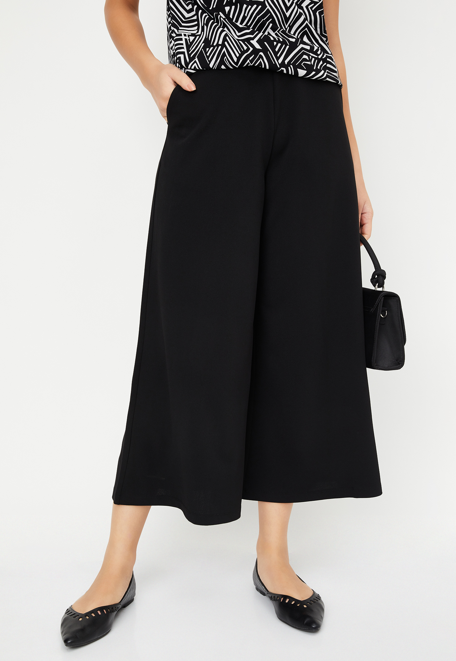Women Solid Palazzos-picture-49