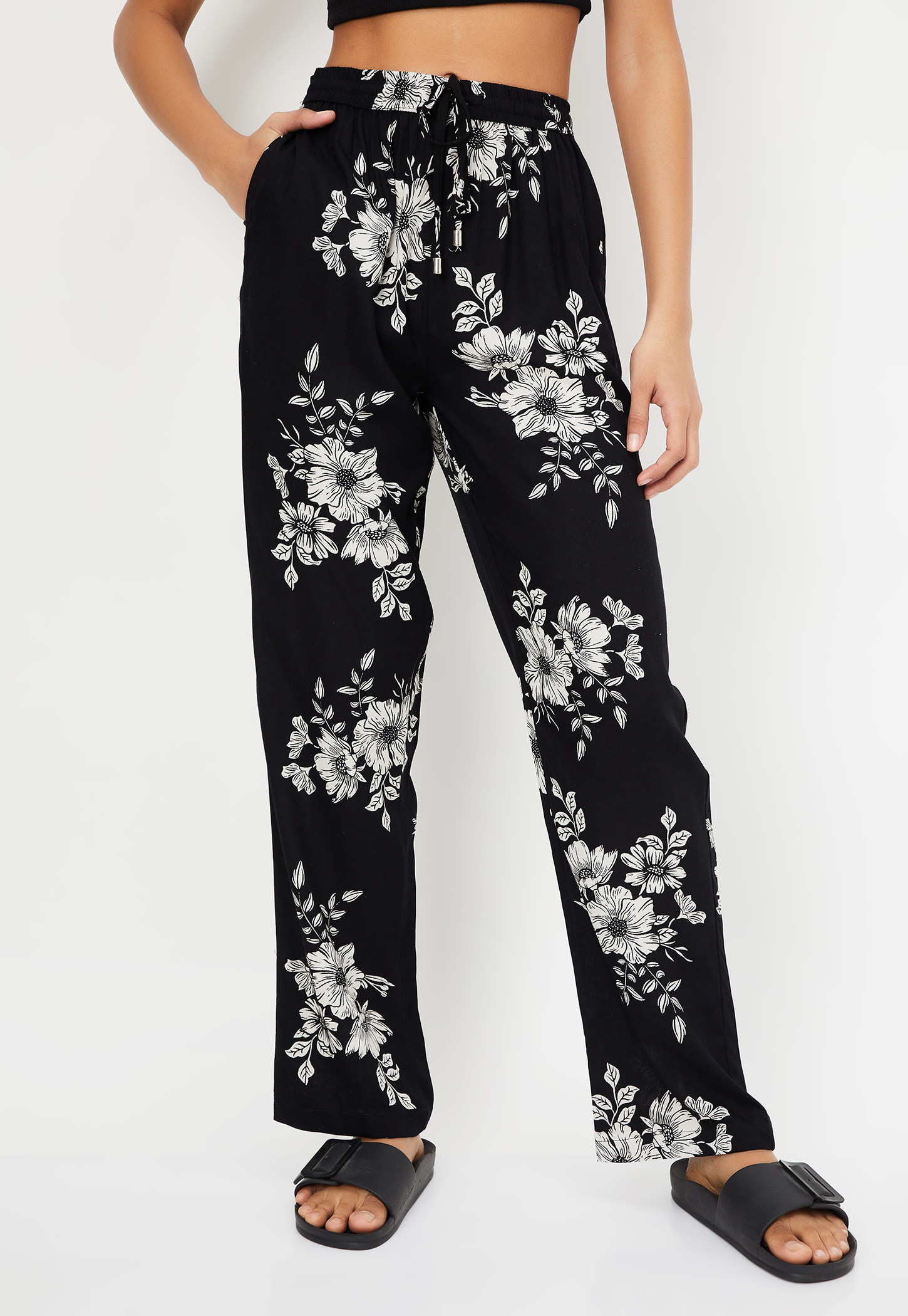 Women Floral Print Pyjamas-picture-42