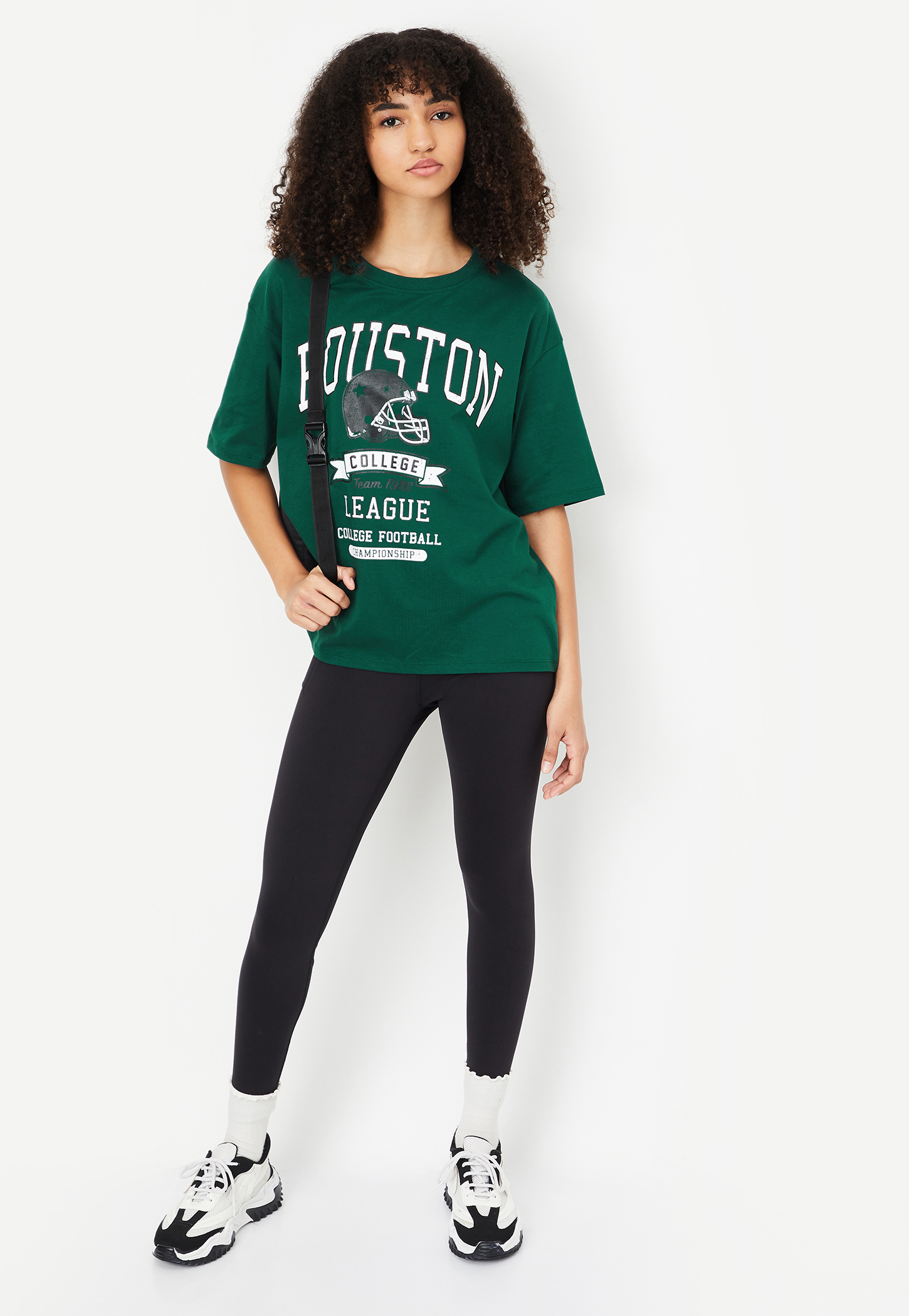 Women Printed Athleisure Oversized T-shirt-picture-48