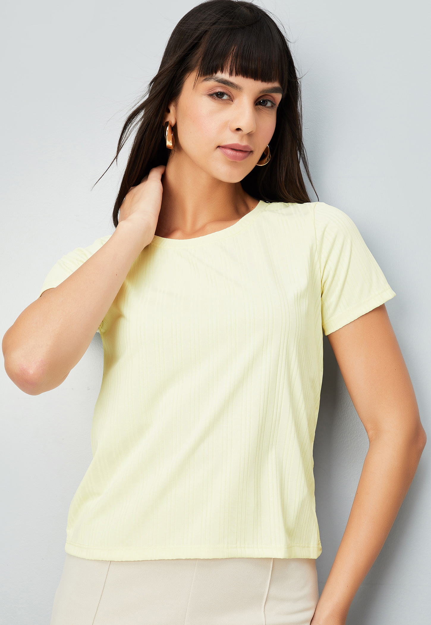 Women Textured T-shirt-picture-51