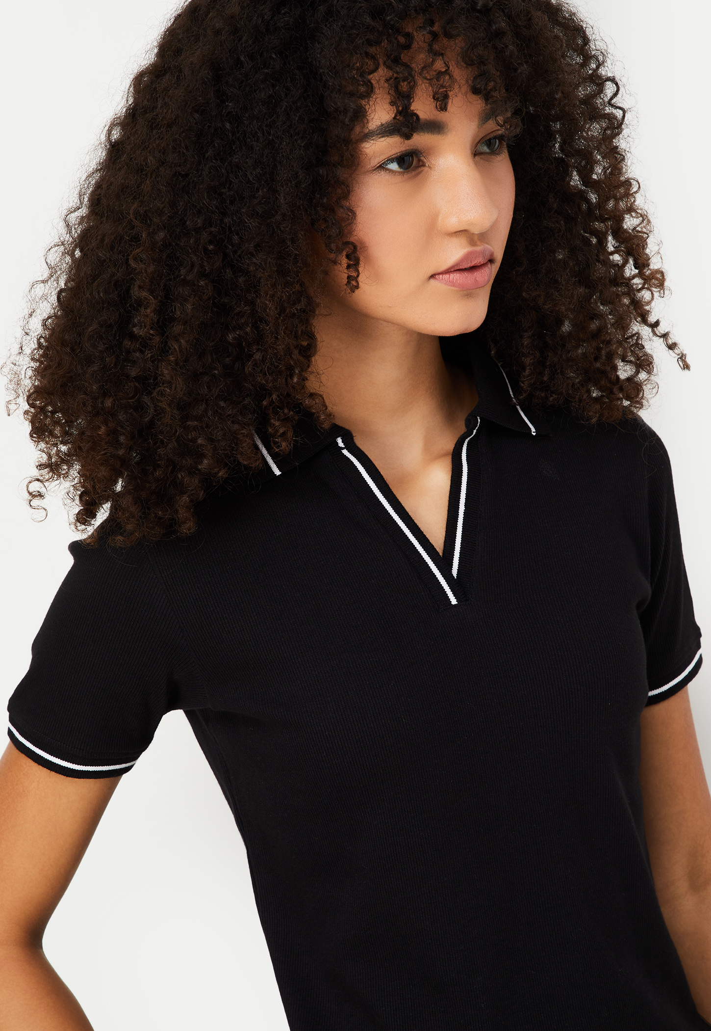 Women Solid Sports Polo T-shirt-picture-40