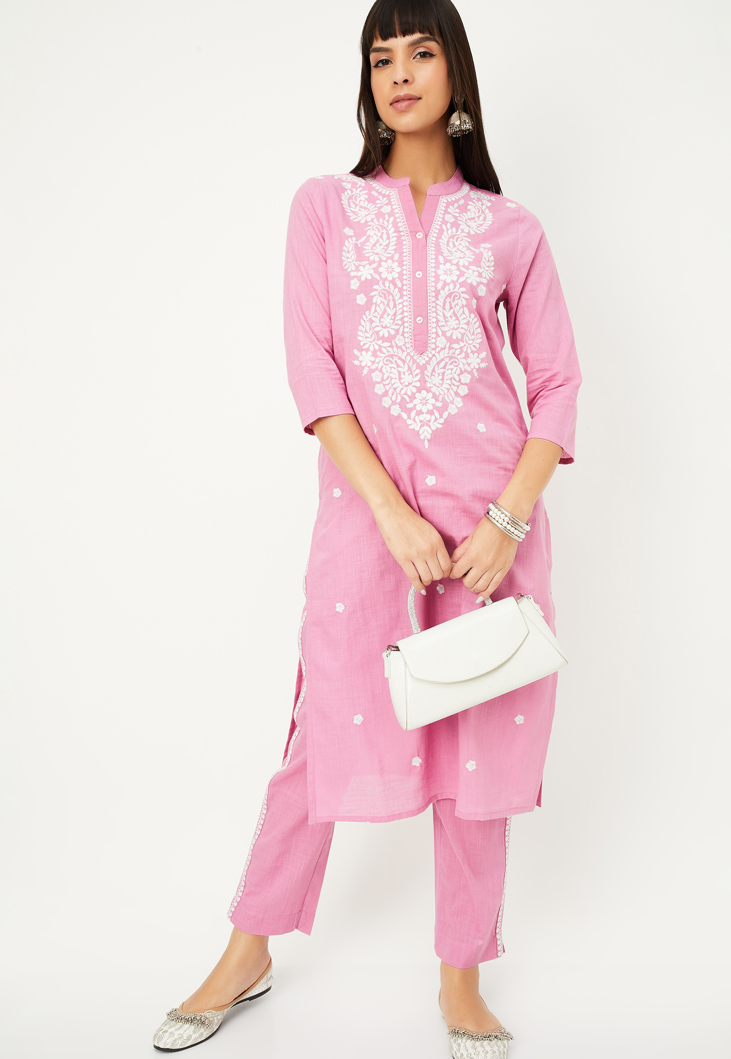 Women Embroidered Straight Kurta Set-picture-55